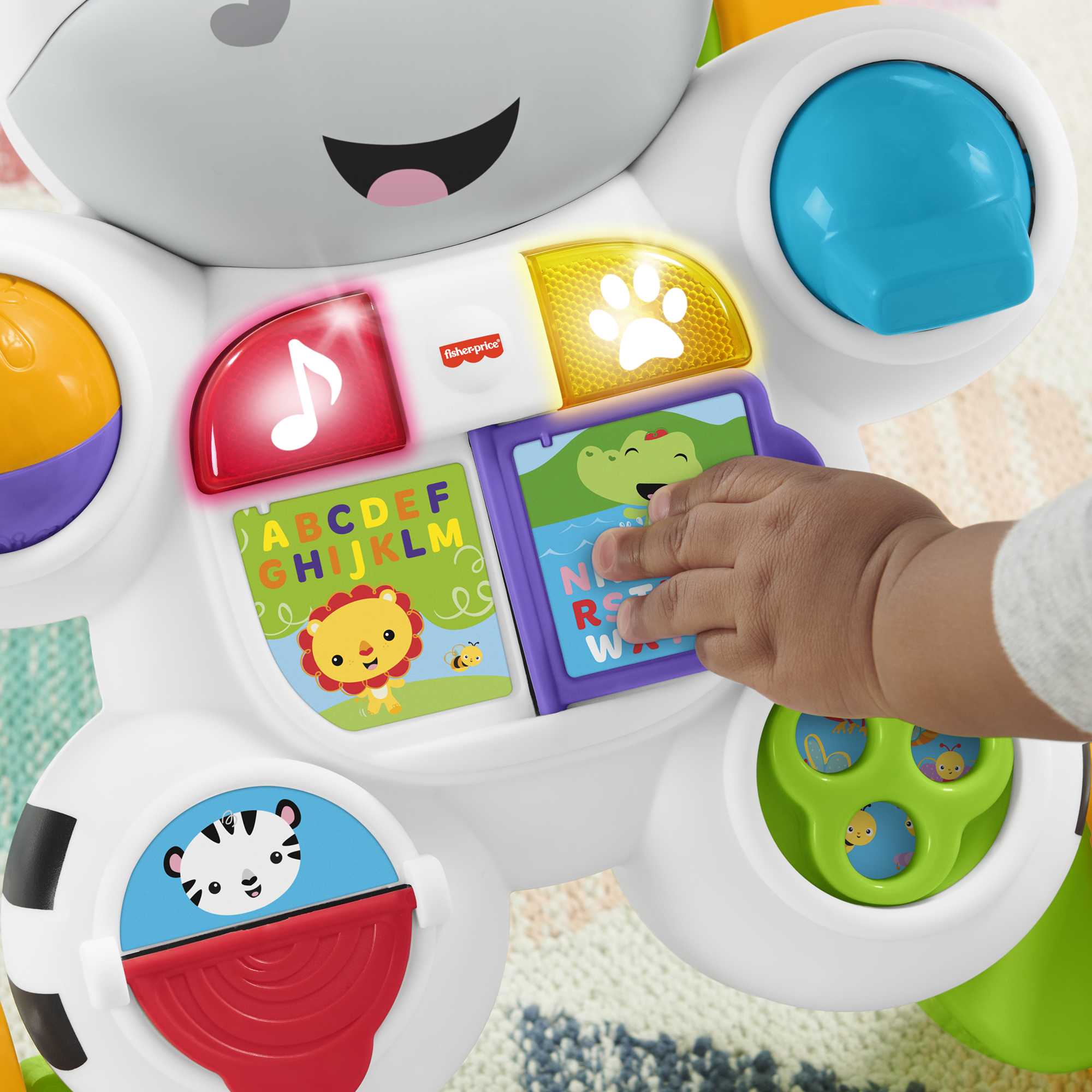 Fisher-Price Infant-Walkers Andador para Bebês Zebra de Aprendizagem