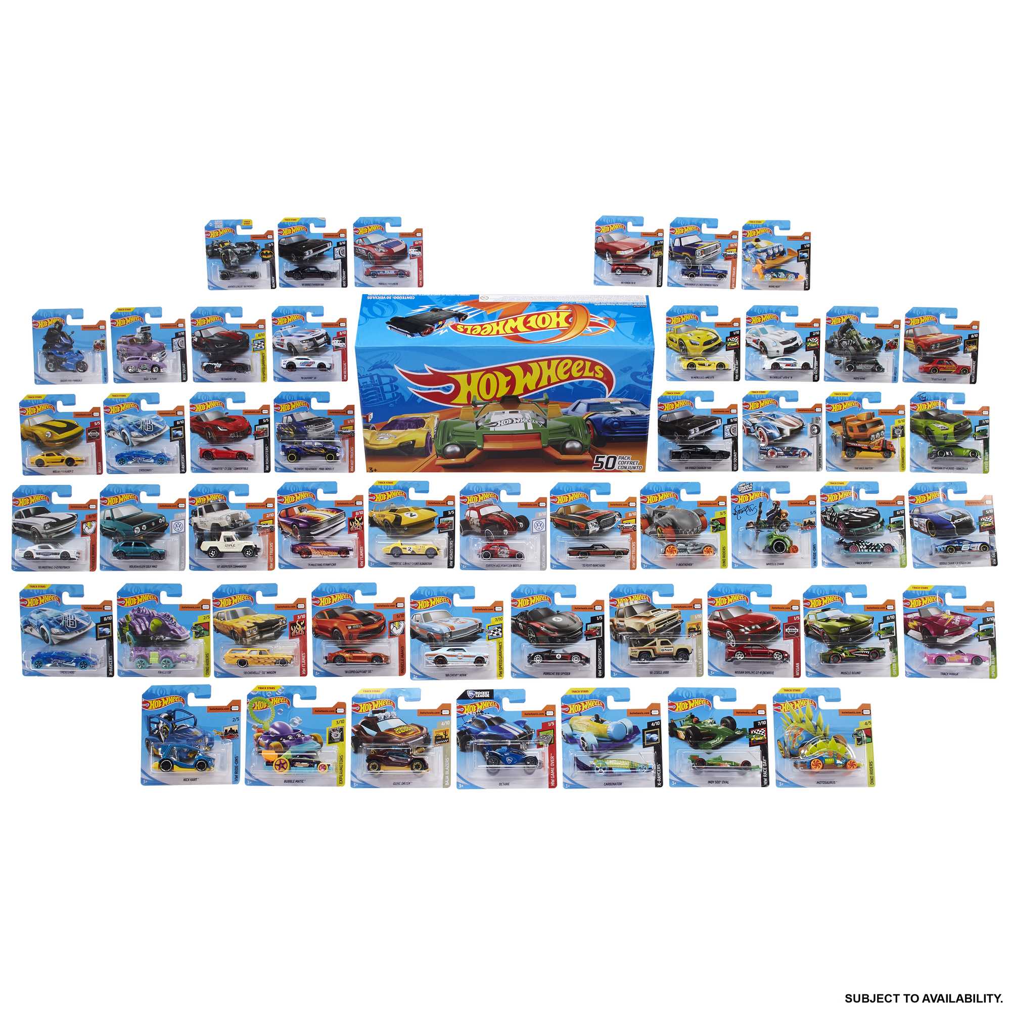 Hot Wheels Coffret de 50 Vehicules