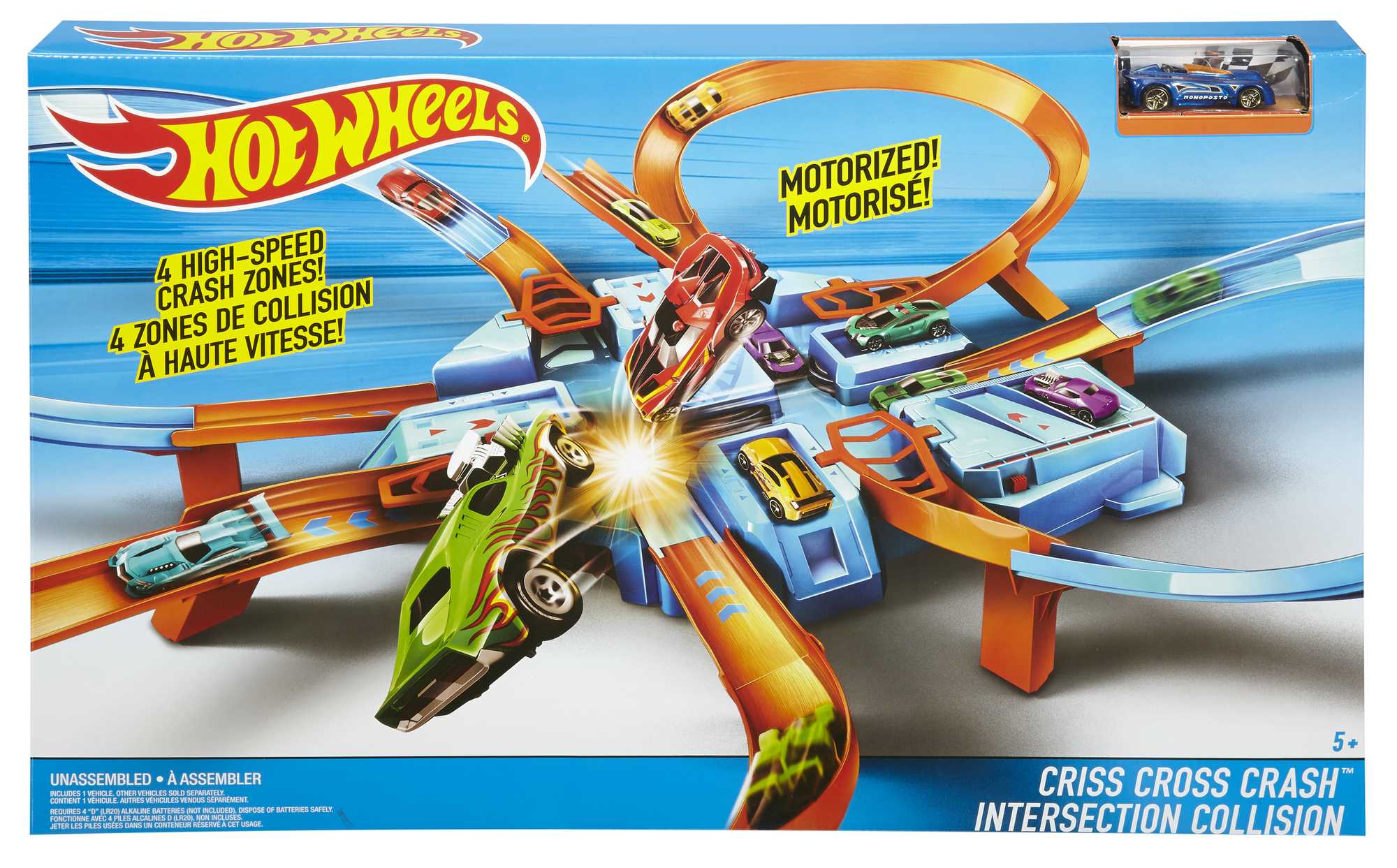 Hot Wheels Piste Circuit Crashs et Carrefours