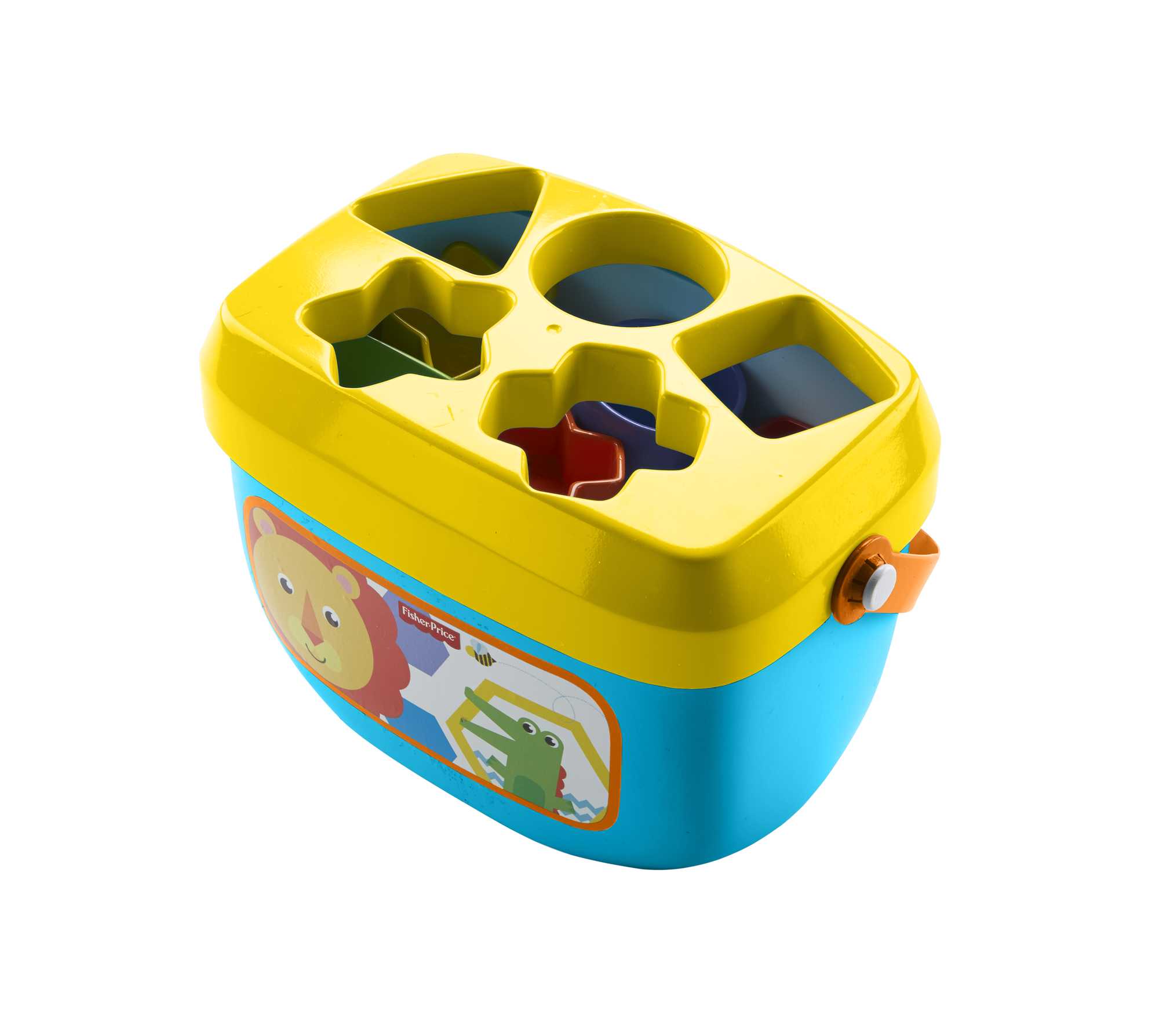 Fisher-Price Baby's First Blocks Shape-Sorting Toy, Set Of 10, For Infants 6+ Months
