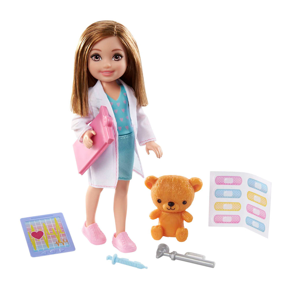 Barbie Chelsea Can Be Career Doll With Career-Themed Outfit & Related Accessories
