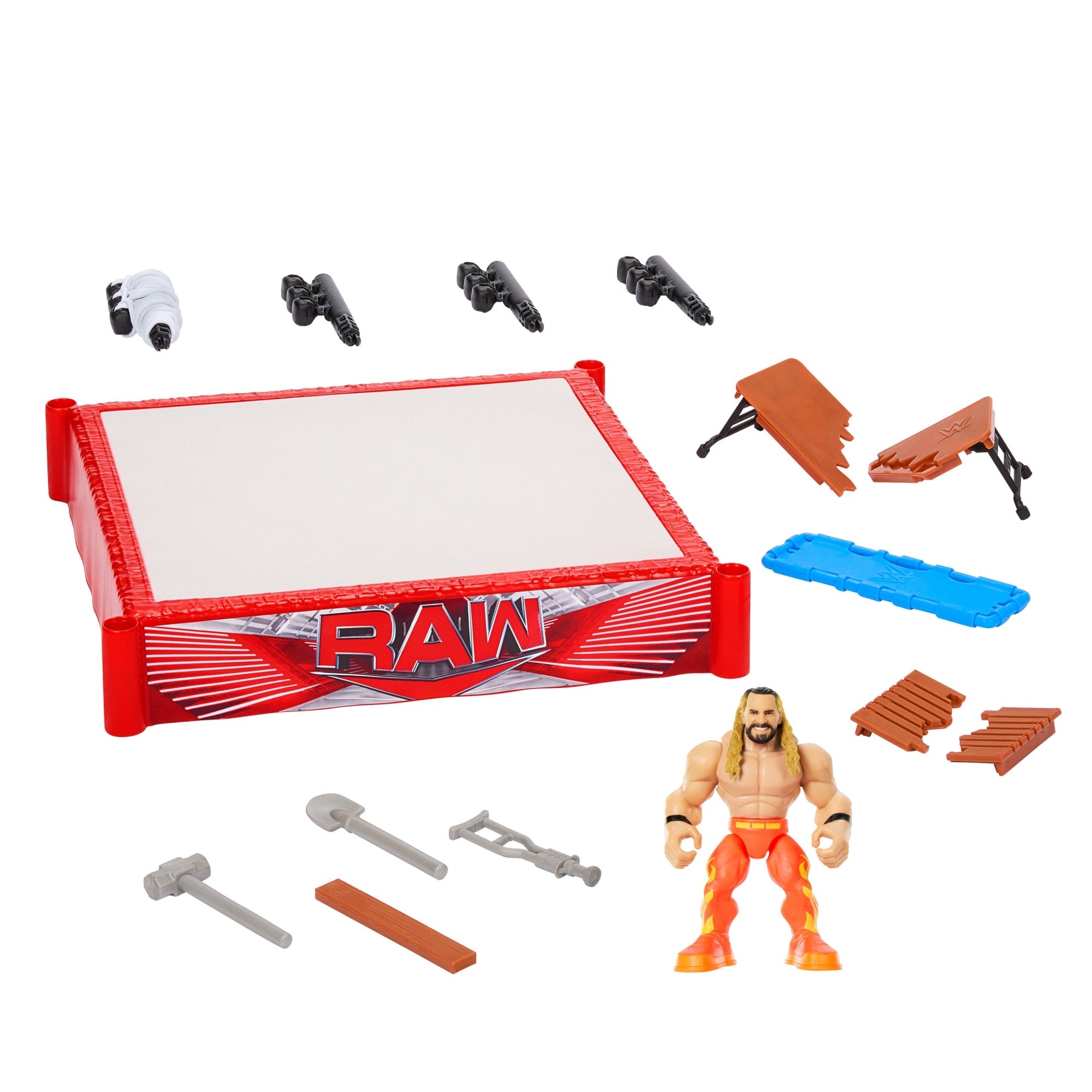 Wwe® Knuckle Crunchers™ Coffret de Jeu Ring à Rebonds