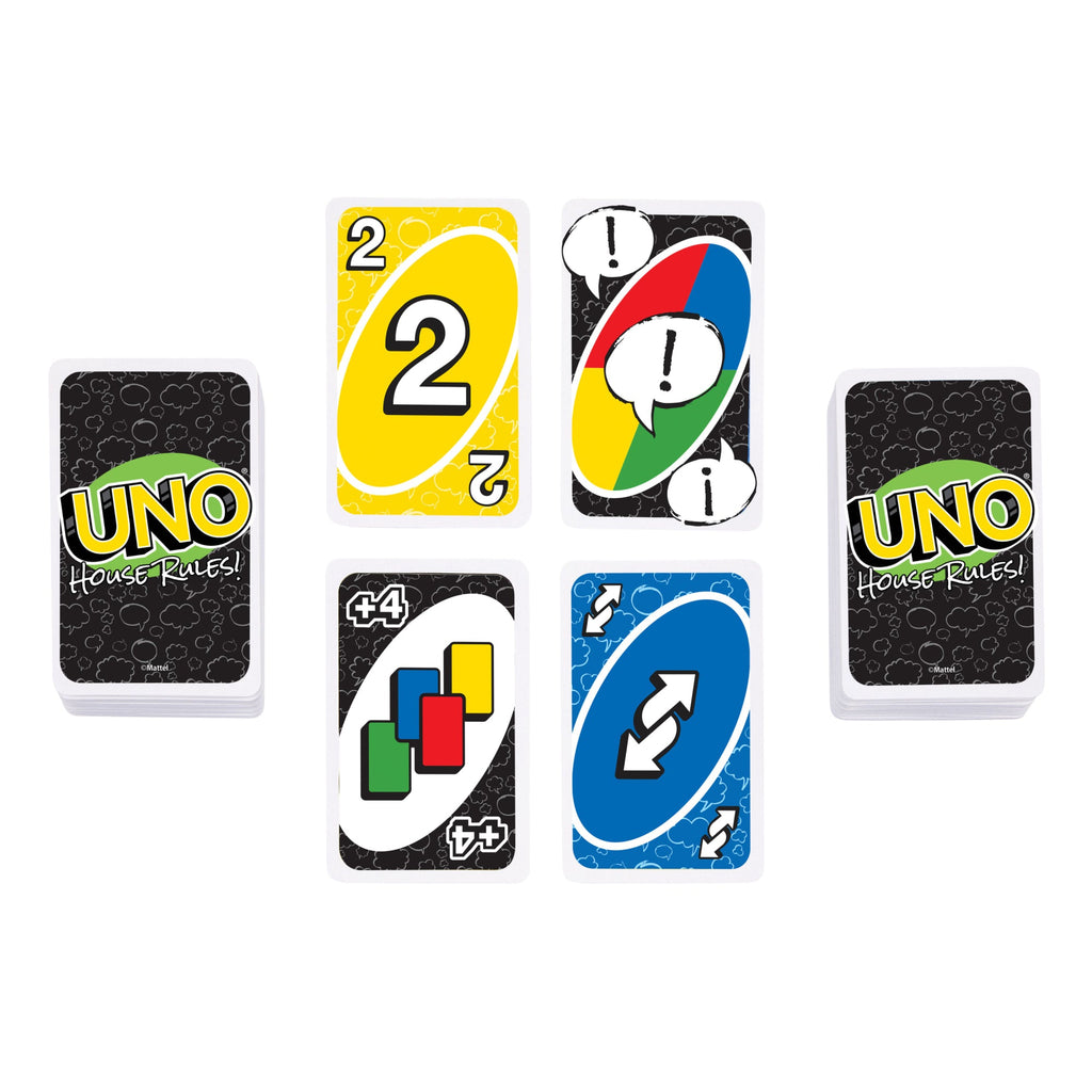 UNO House Rules Card Game For Adult, Family & Game Night