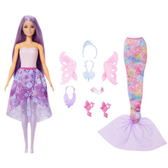Barbie Muñeca Looks de Hada y Sirena