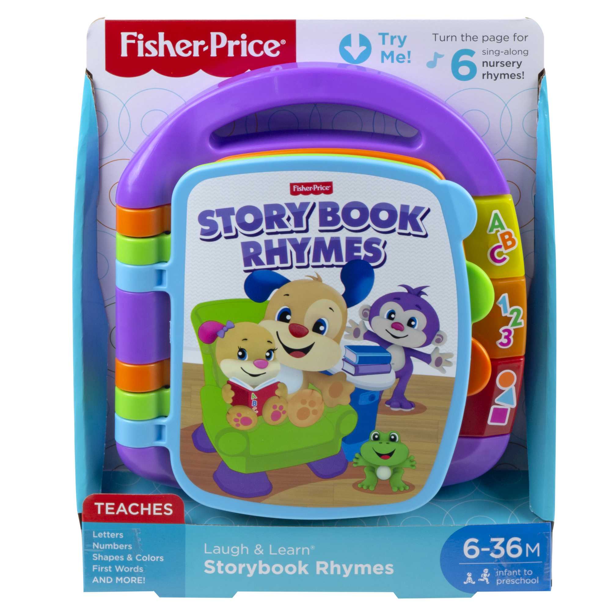 Fisher-Price Rires et Éveil Livre de Comptines