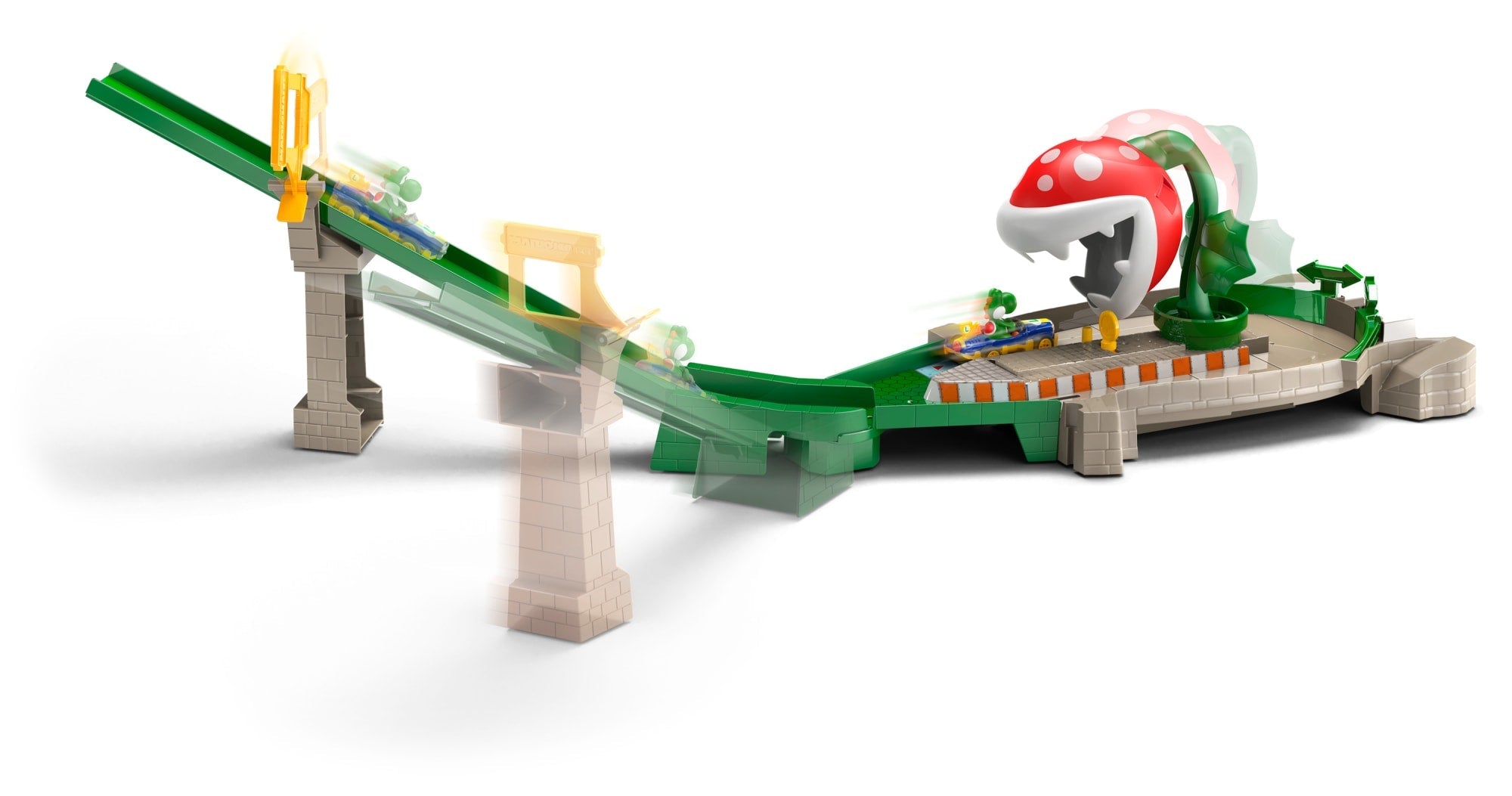 Hot Wheels Mario Kart Track Set Assortment 4 Different Tracks With Mario Kart Vehicles And Nemesis From Video Game