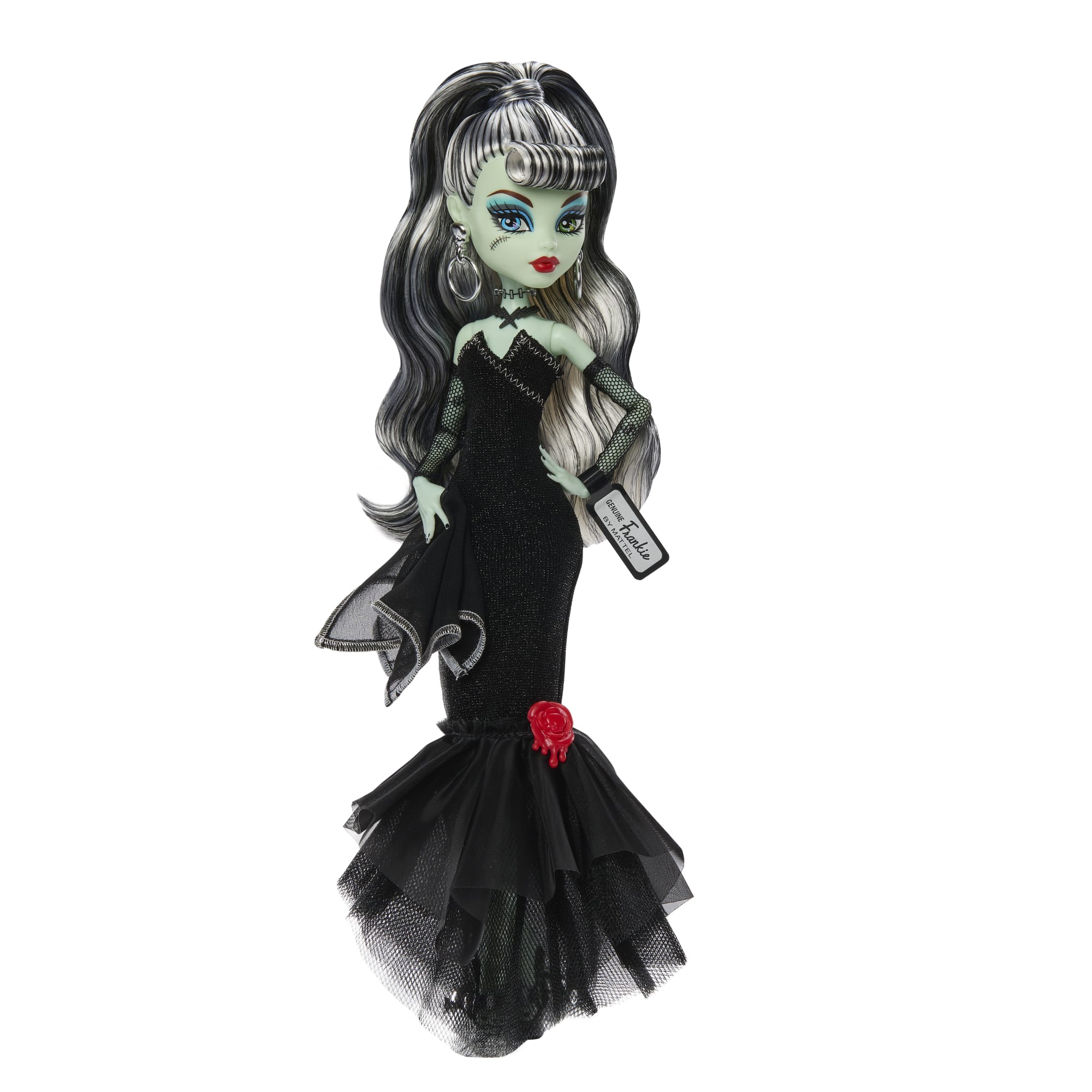 Monster High-Poupée Frankie Stein Barbie-Maillot de Bain et Robe Noire