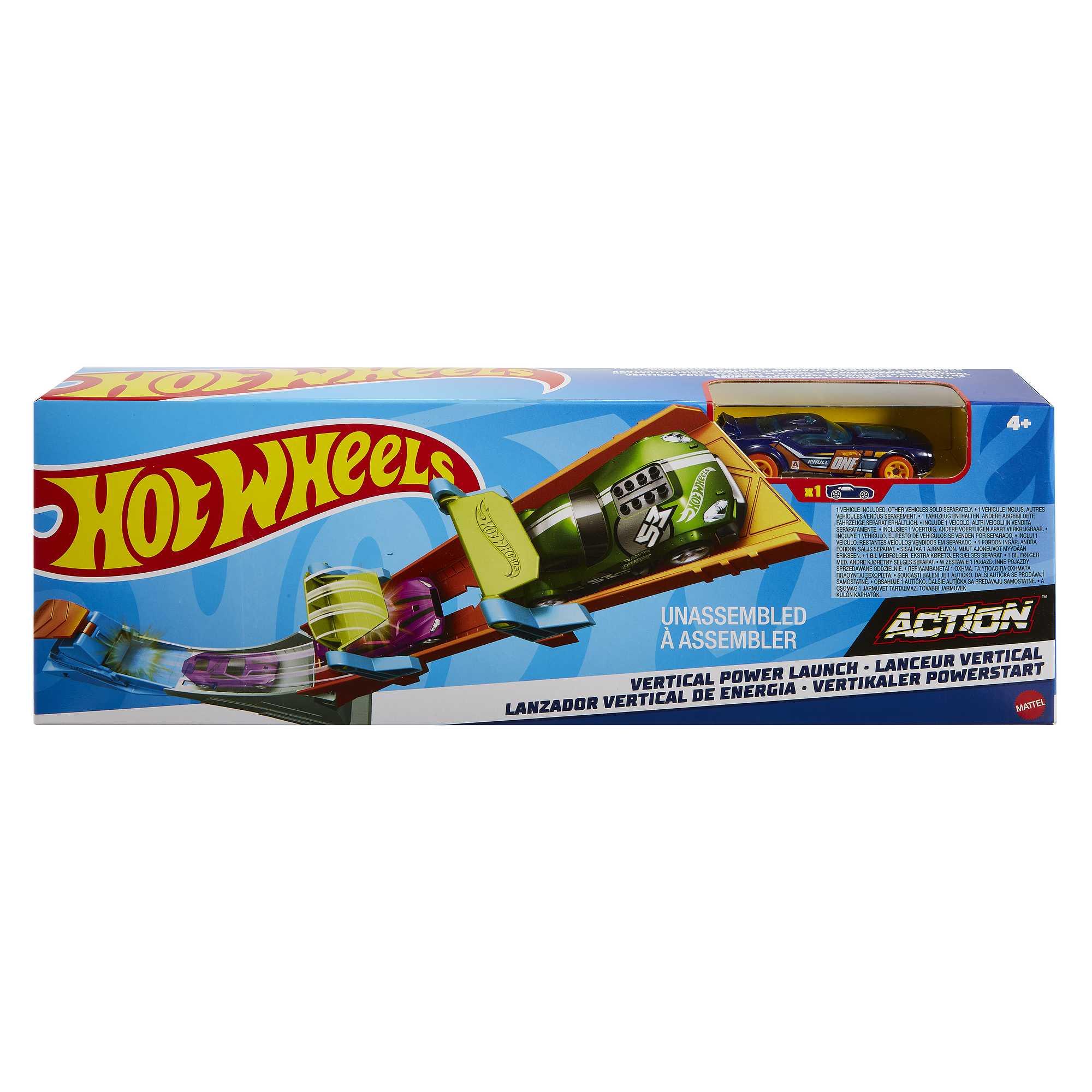 Hot Wheels Action Pista de Juguete Acrobacias Lanzador Vertical