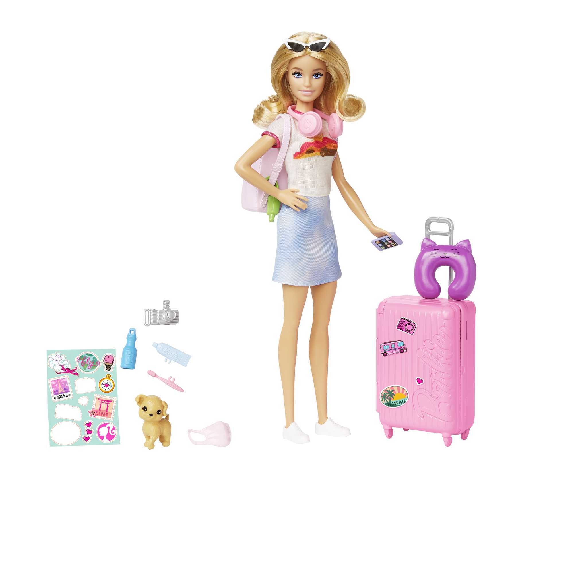 Barbie®-Barbie® en Voyage-Coffret Avec Chiot et Accessoires