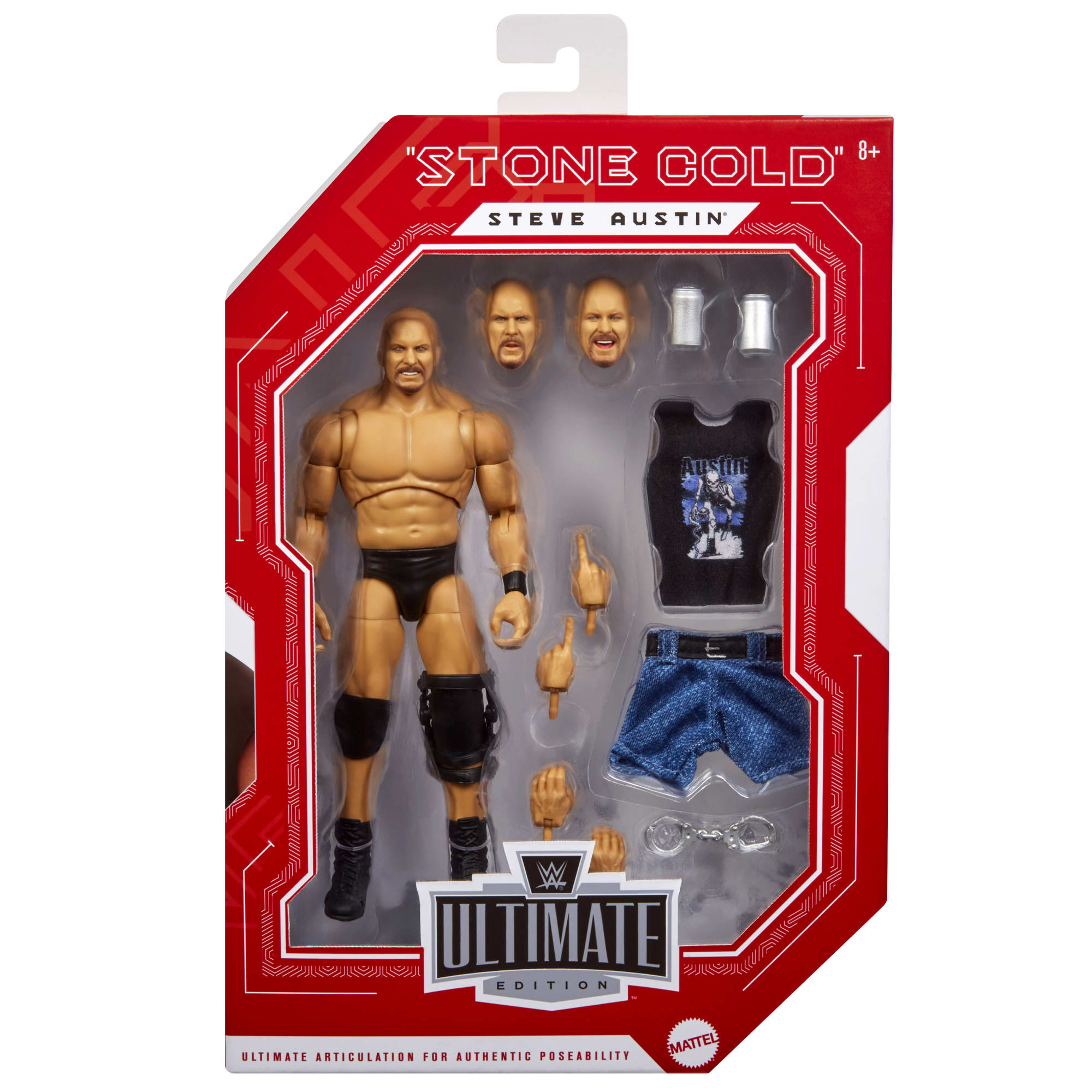WWE Ultimate Edition Monday Night War 'stone Cold' Steve Austin Action Figure