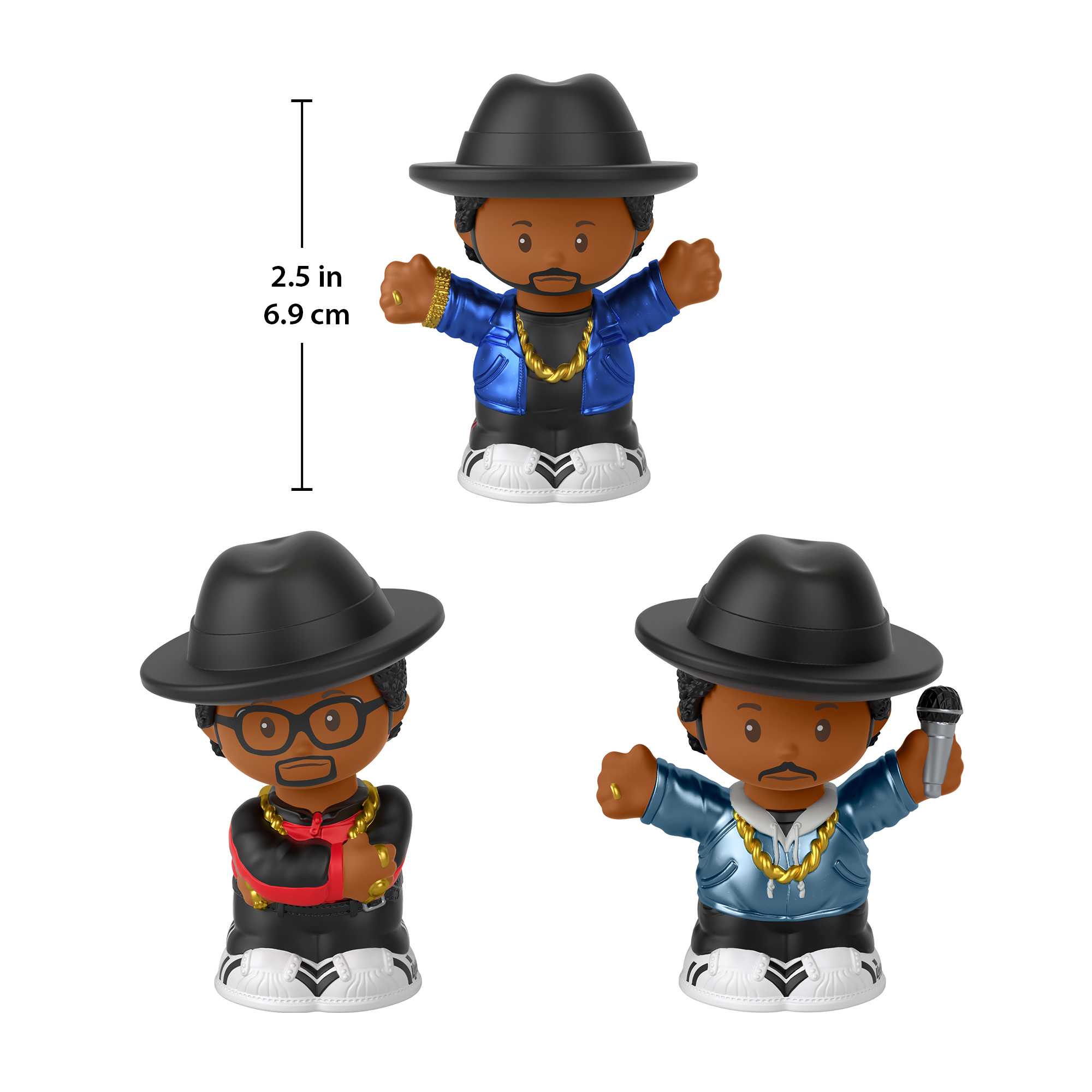 Fisher-Price Little People Collector Run DMC Special Edition Figure Set, 3 Figurines