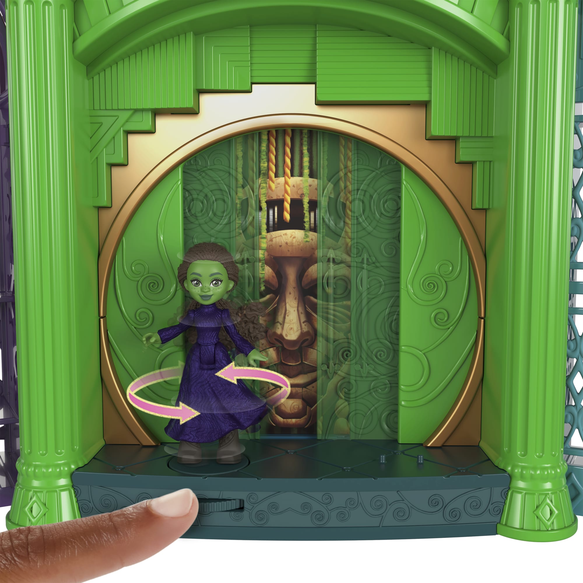 Universal Pictures’ Wicked Emerald City Small Doll Playset With 5 Play Spaces & 15 Accessories