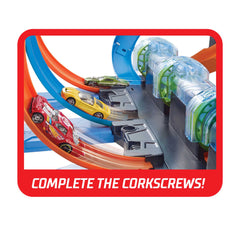 Hot Wheels Corkscrew Crash Track Set