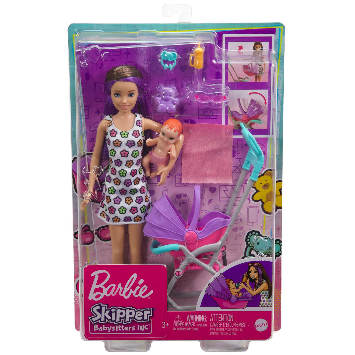 Barbie Babysitters Inc. Skipper Poupées et Coffret de Jeu