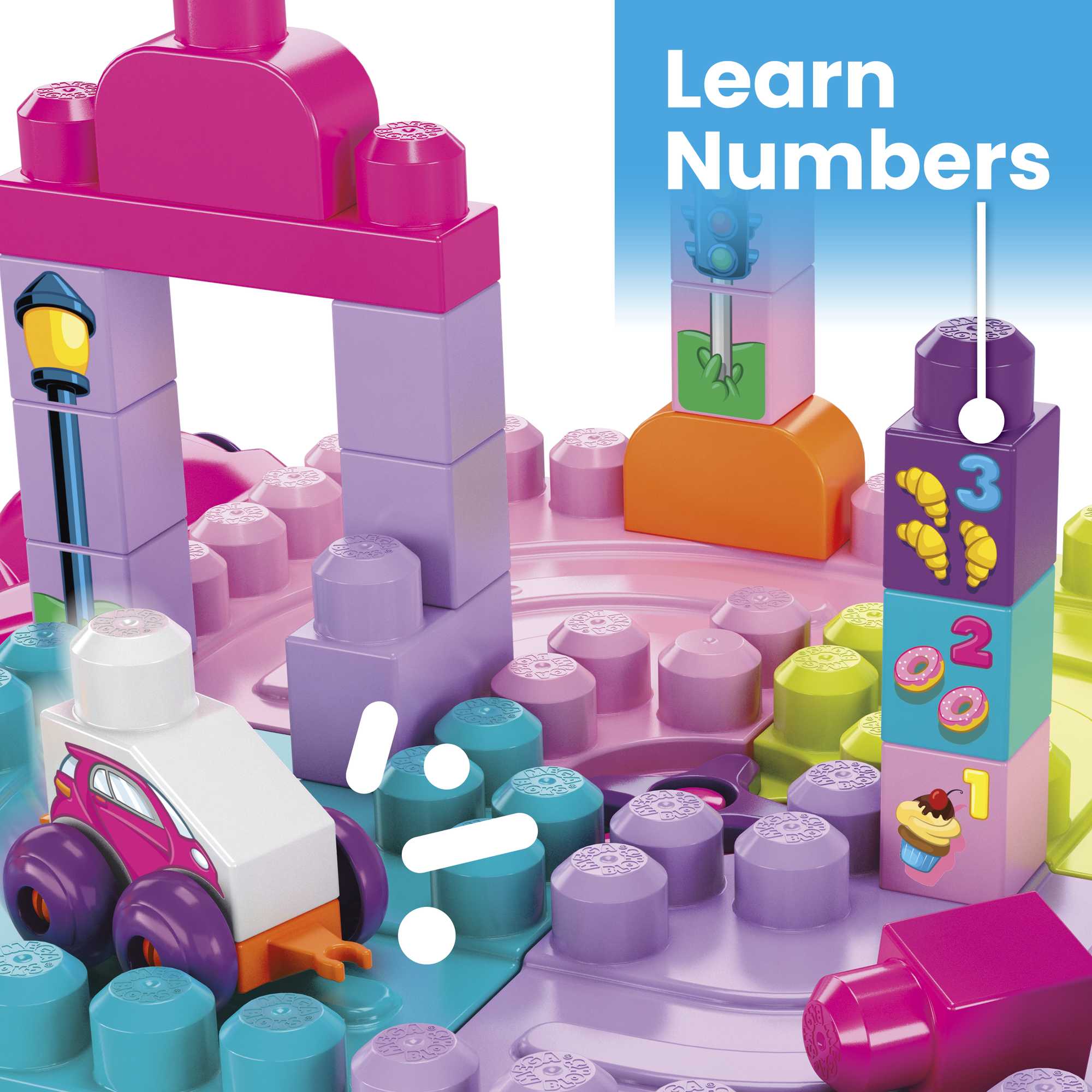 MEGA Bloks First Builders Build ‘n Learn Table Block Toy With Storage (30 Pieces) For Toddler