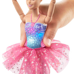 Barbie Fantasía Muñeca Bailarina Luces Brillantes Tutú Rosa