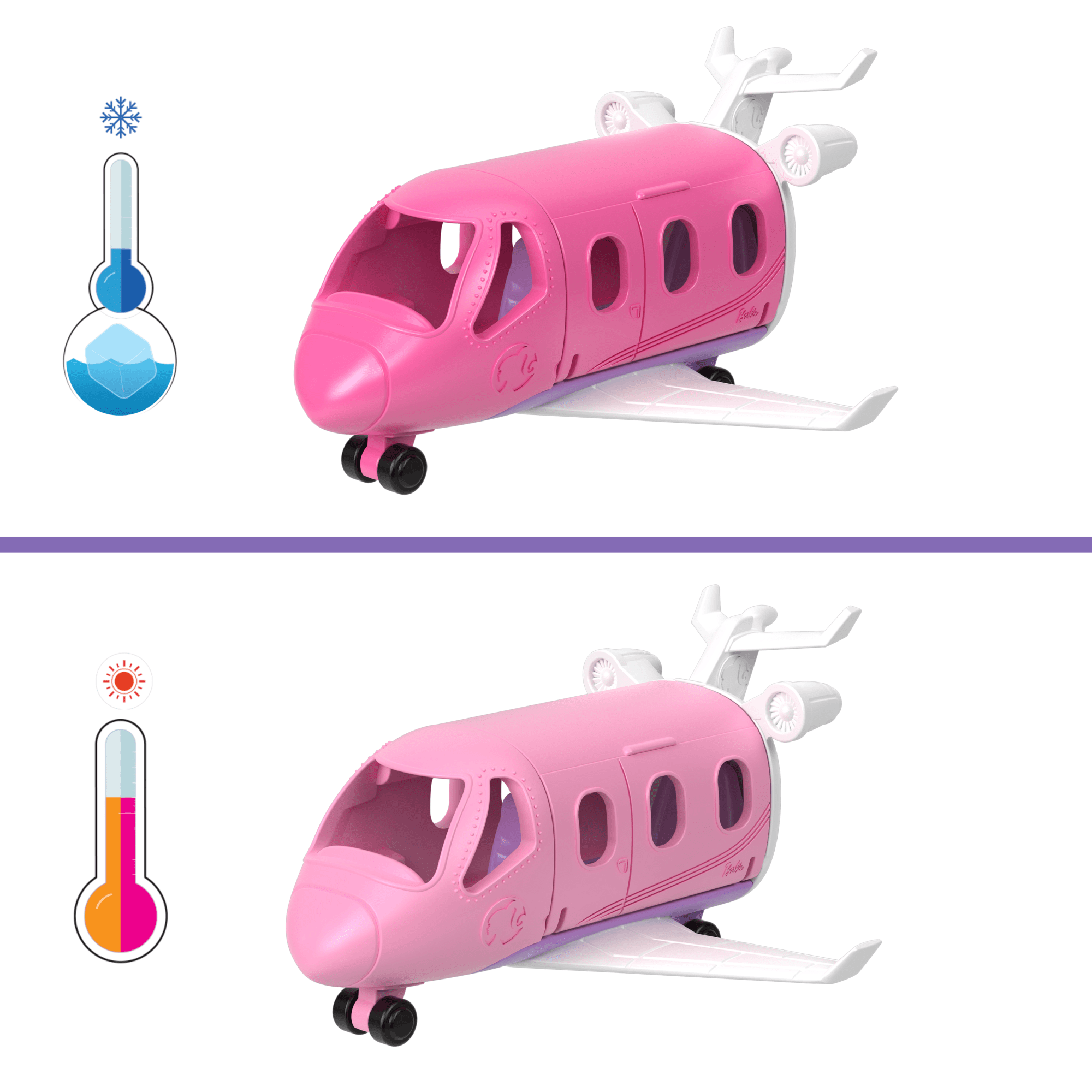 Barbie Mini BarbieLand Veículo para Boneca Avião dos Sonhos