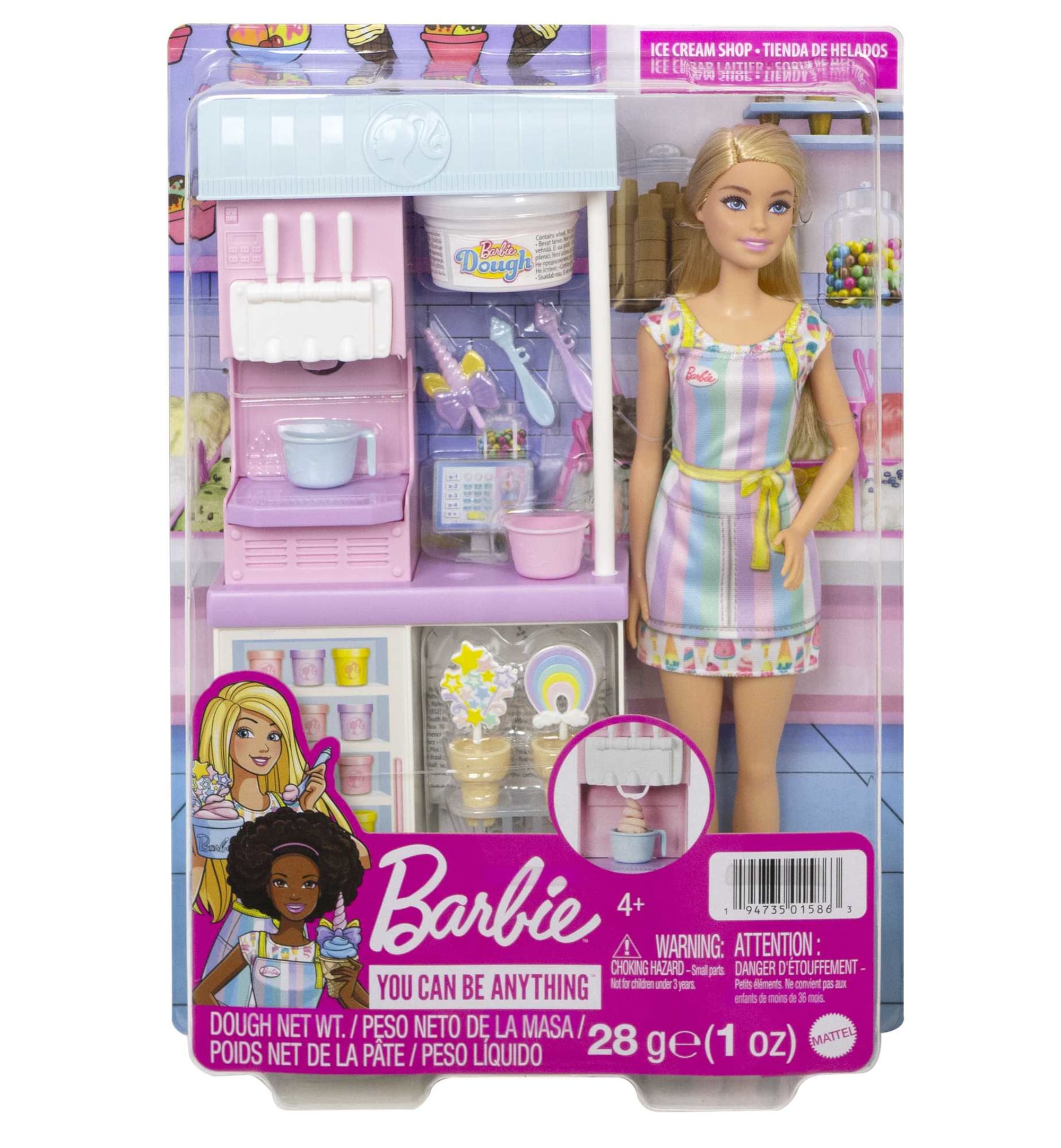 Barbie Ice Cream Shop Playset