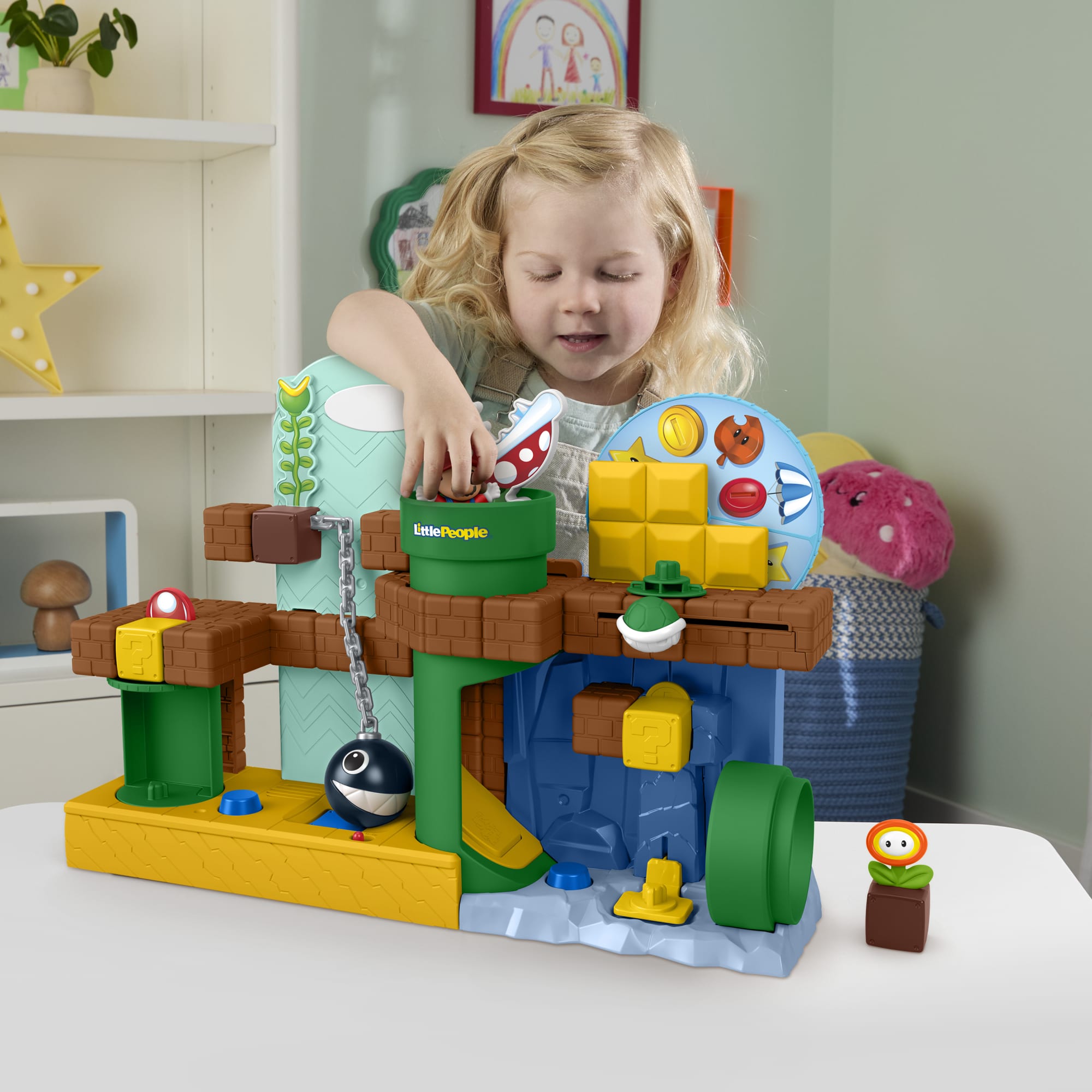 Fisher-Price-Coffret Mon Aventure Avec Mario Little People
