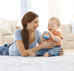 Fisher-Price Ríe y Aprende Juguete para Bebés Smartphone De Aprendizaje Azul