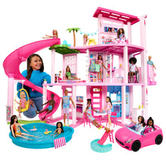 Barbie® Coffret de Jeu Maison de Rêve, 3 Étages, 75+ Éléments