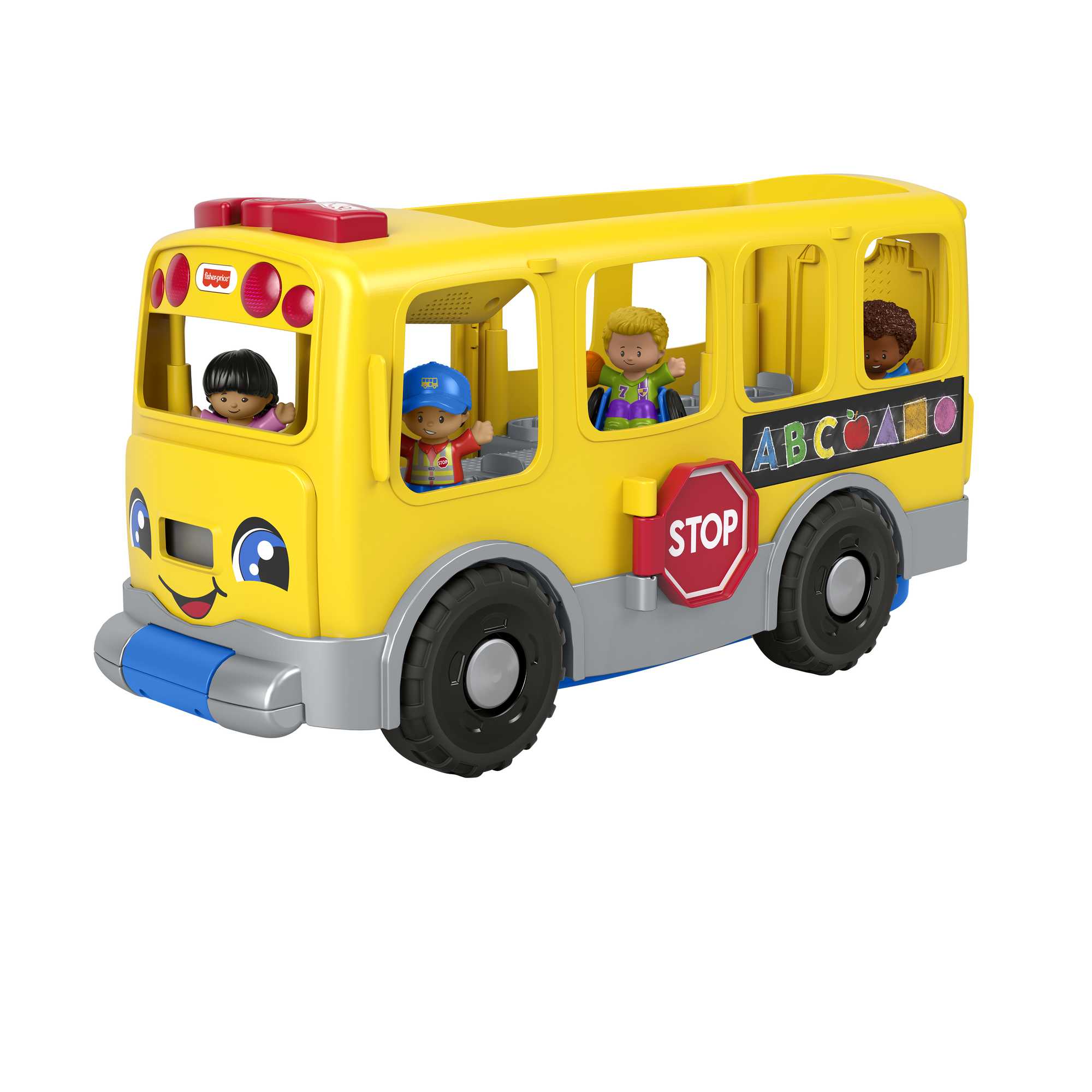 Fisher-Price Little People Gros Autobus Scolaire Jaune Version Anglaise et Française