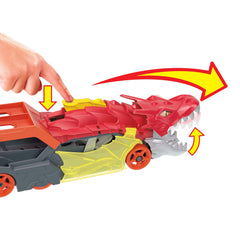 Hot Wheels City Pista de Juguete Remolque de Dragón
