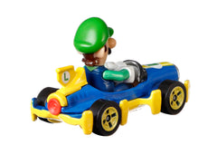 Hot Wheels Mario Kart Veículo de Brinquedo Luigi Mach 8