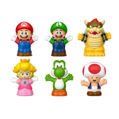 Fisher-Price-Coffret de 6 Figurines Mario Little People