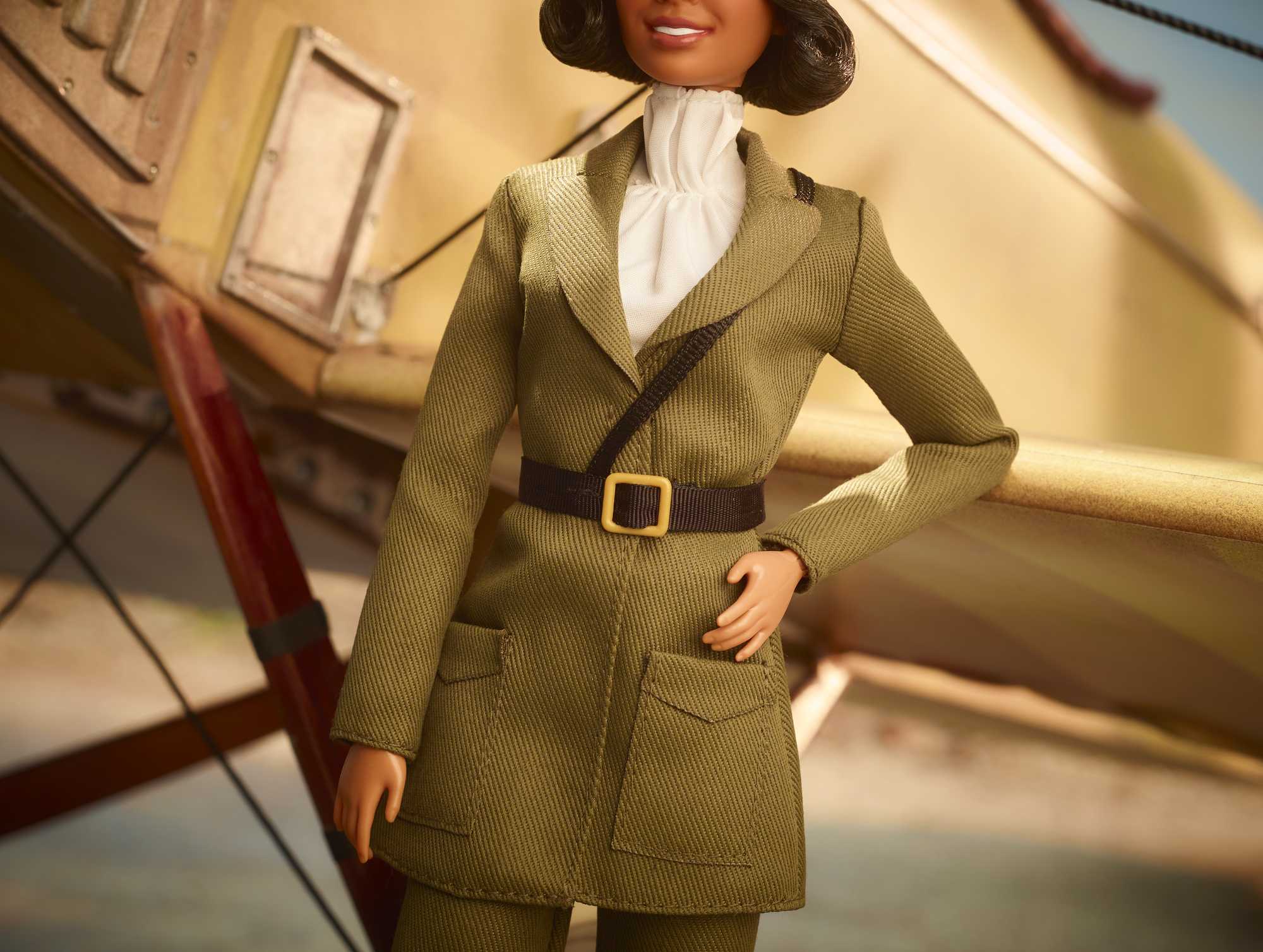 Barbie Signature Bessie Coleman Doll, Inspiring Women Series, Collectible in Displayable Packaging