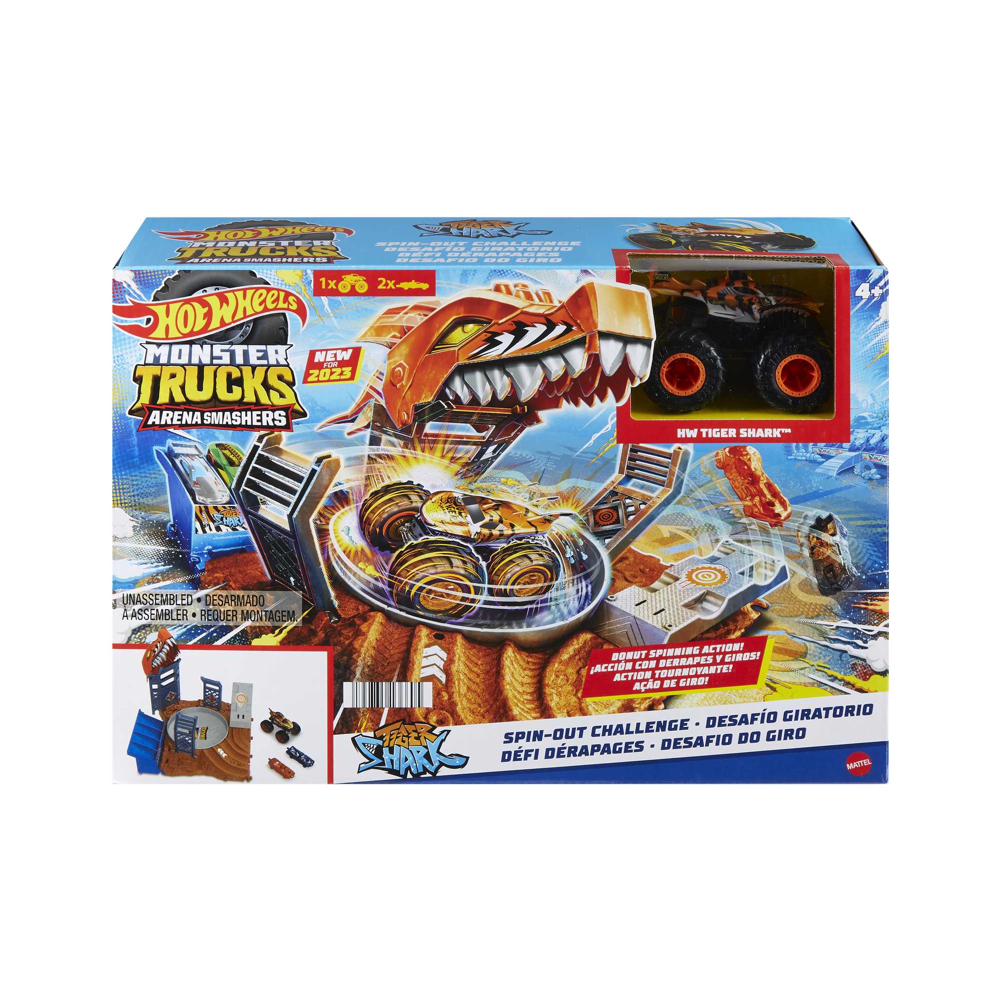 Hot Wheels-Monster Trucks-Compétition de Dérapages-Coffret