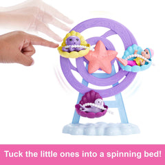 Barbie Mermaid Doll, Nurturing Playset With Merbaby, Octopus And Seal