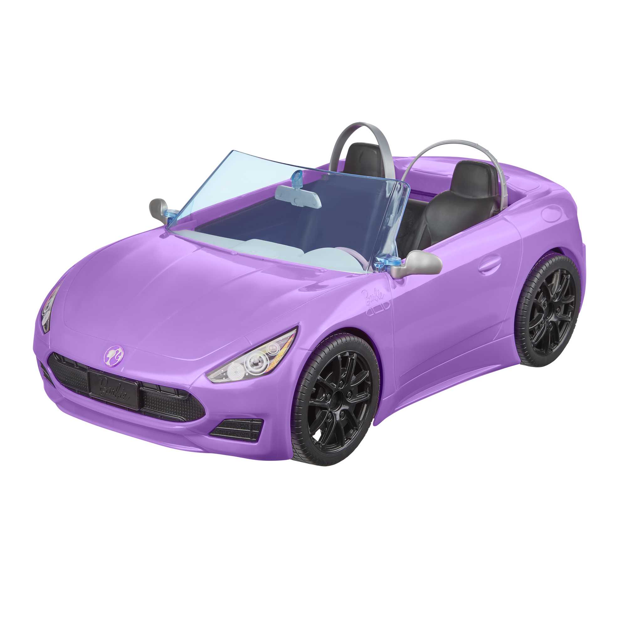 Barbie Poupée Blonde, Décapotable Violette