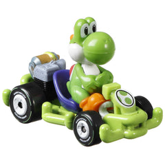 Hot Wheels Mario Kart Vehículo de Juguete Yoshi Pipe Frame