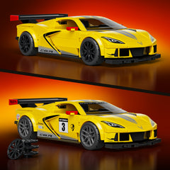 Mattel Brick Shop Hot Wheels ’20 Corvette C8.R Building Toy Kit