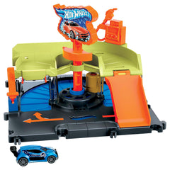 Hot Wheels City Pista de Brinquedo Lava-rápido da Cidade
