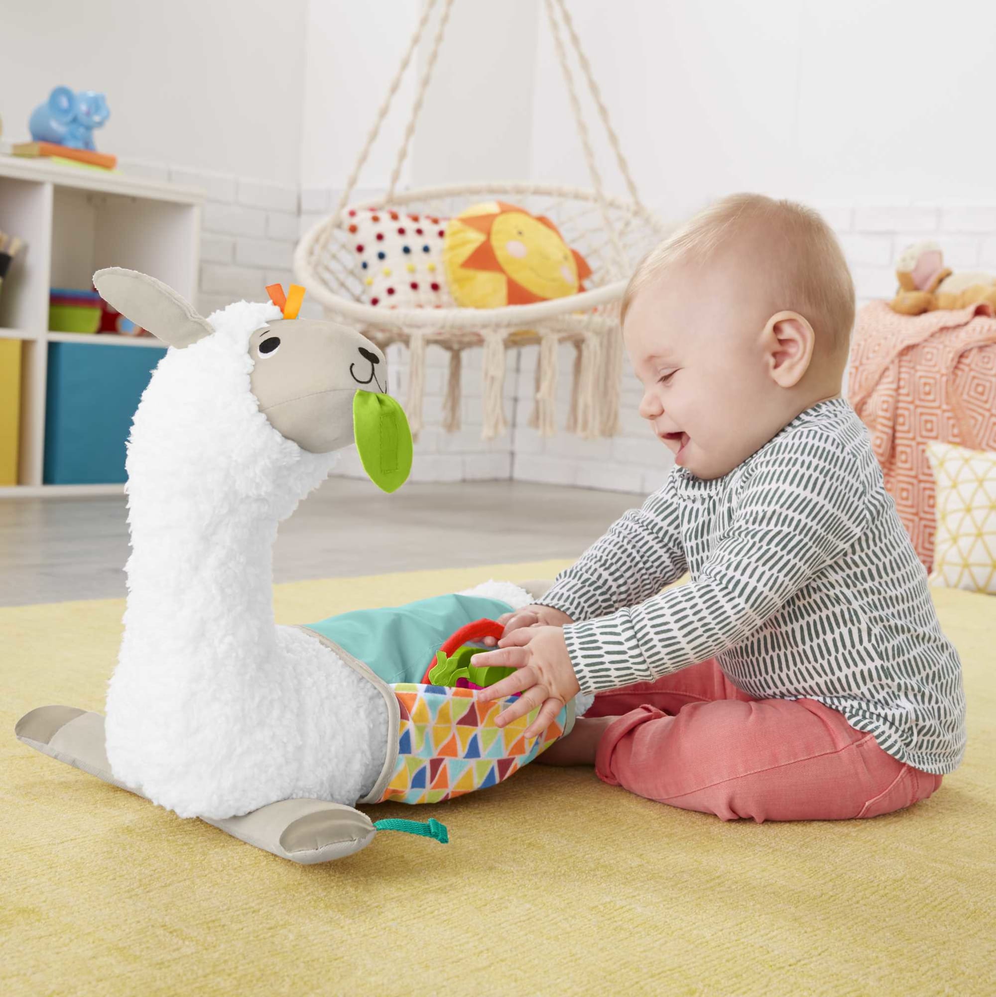 Fisher-Price Baby Juguete para Bebés Cojín de Actividades de Llama