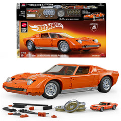 Hot Wheels-Coffret de Construction Lamborghini Miura P400 Sv de 1971