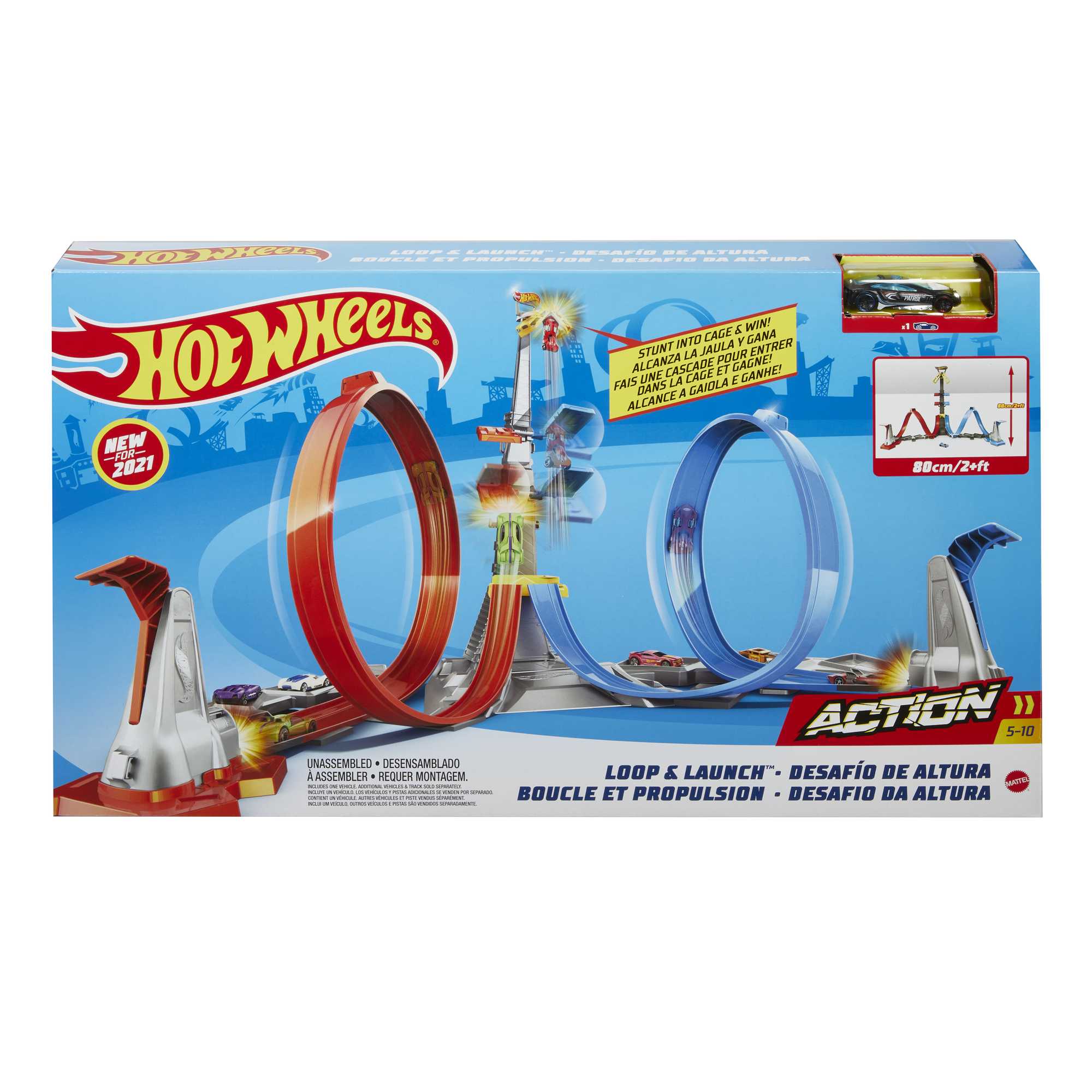 Hot Wheels Action Pista de Juguete Desafío de Altura
