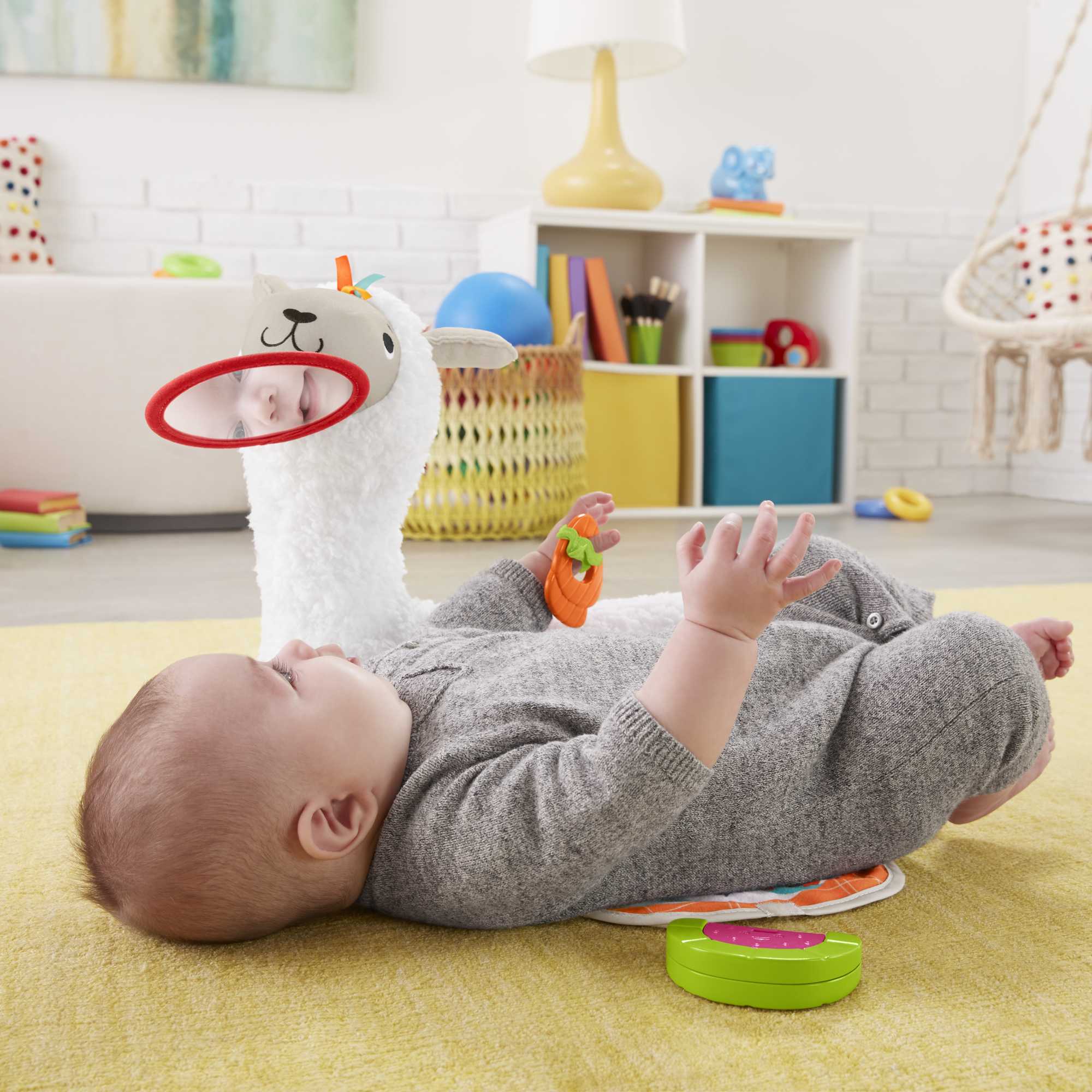 Fisher-Price Baby Juguete para Bebés Cojín de Actividades de Llama