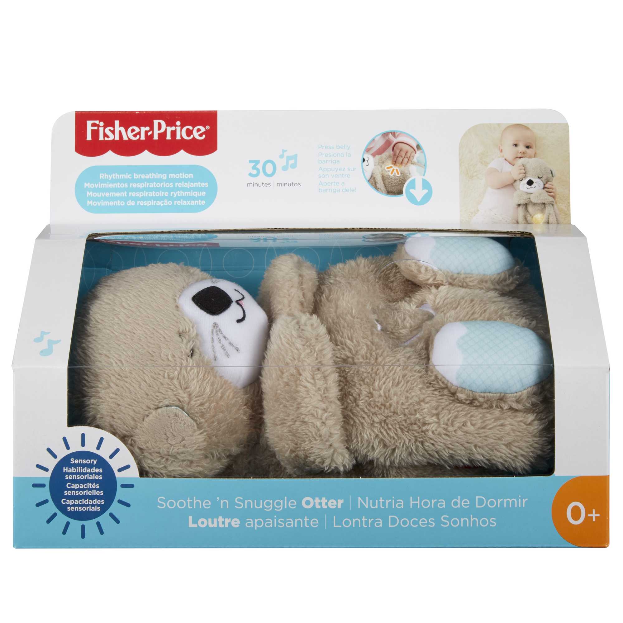 Fisher-Price Baby Brinquedo para Bebês Lontra Hora de Dormir