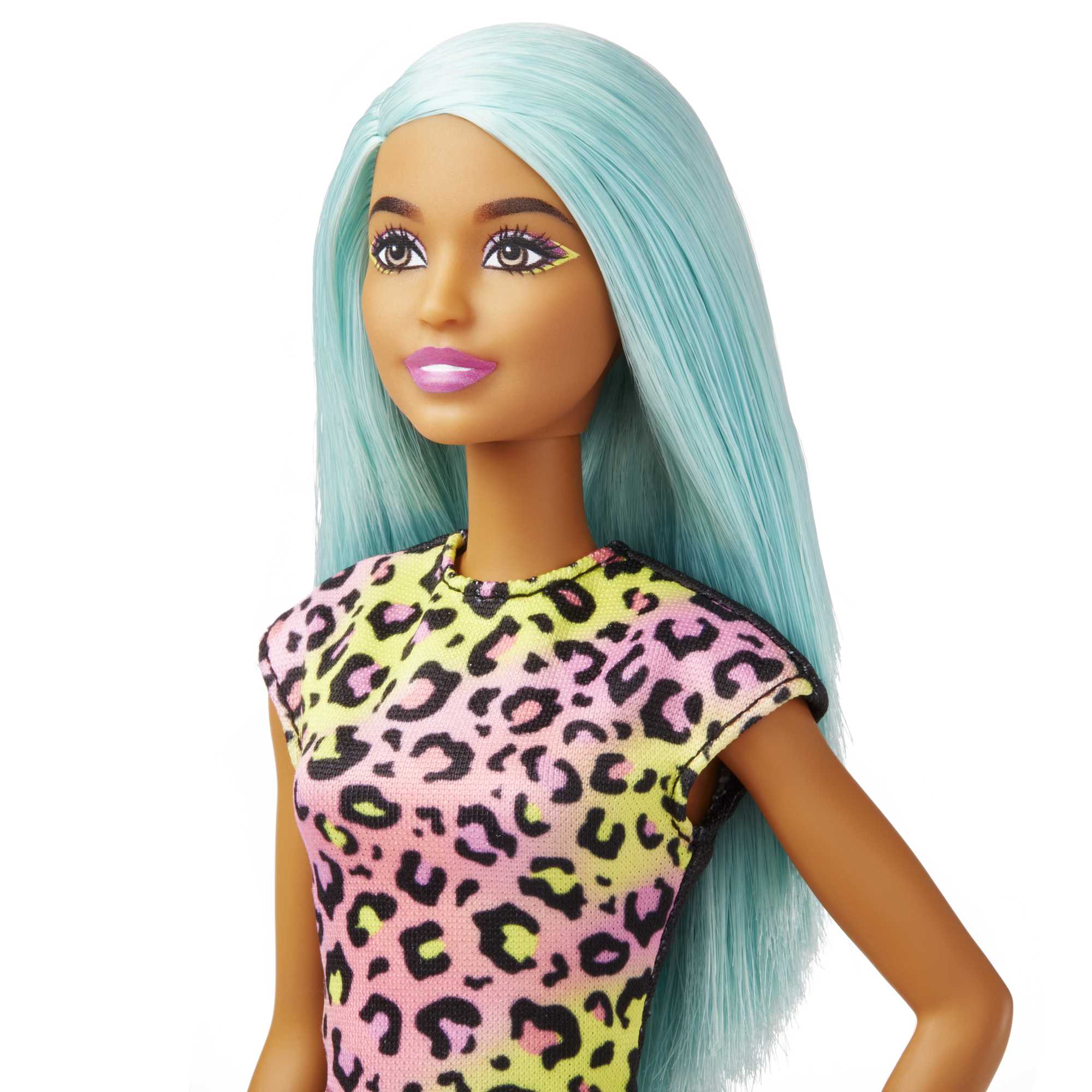Barbie Makeup Artist Doll With Teal Hair And Career-Themed Accessories Like Palette And Brush