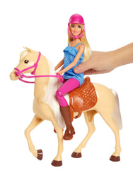 Barbie et Son Cheval, Poupée Blonde