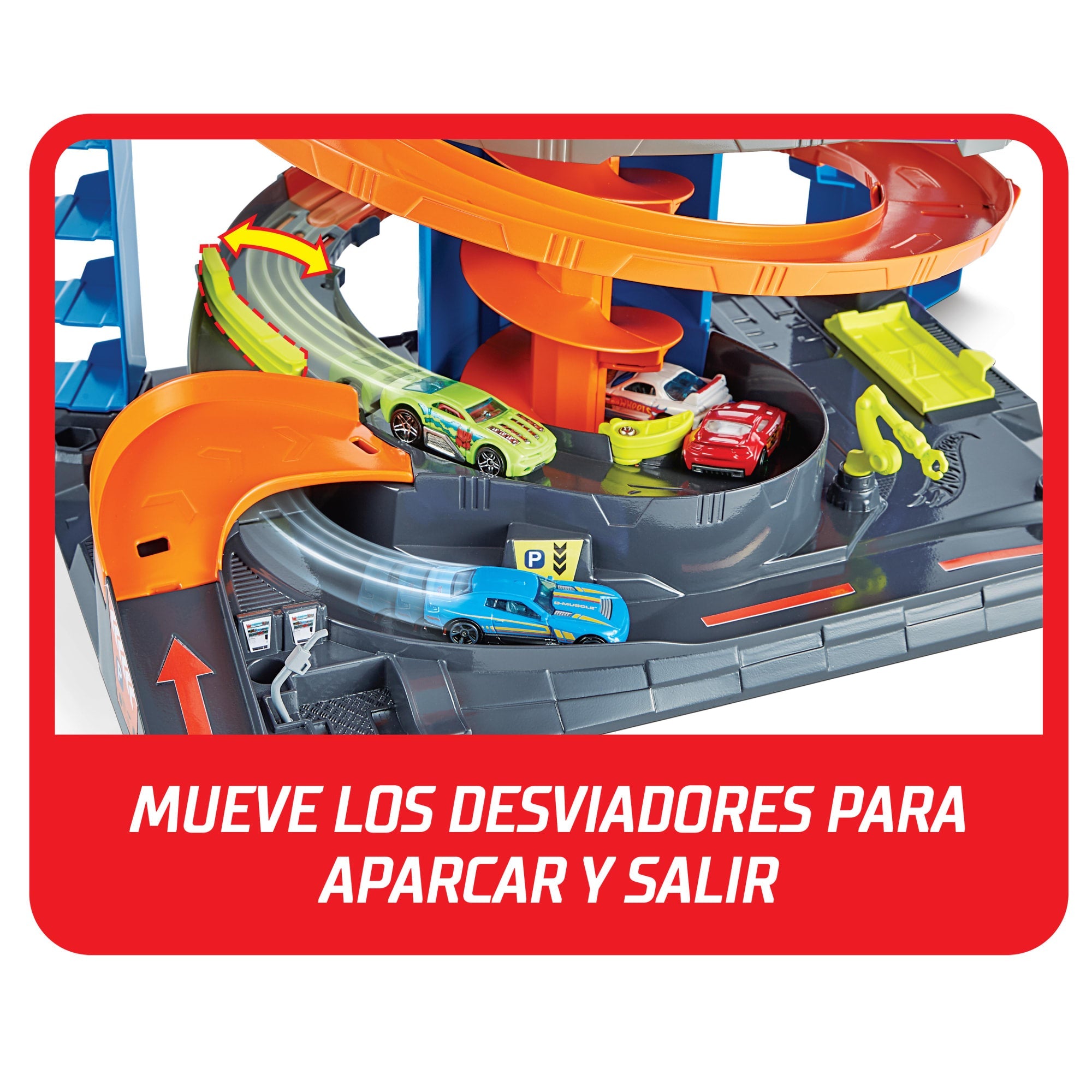 Hot Wheels City Pista de Juguete Mega Garage