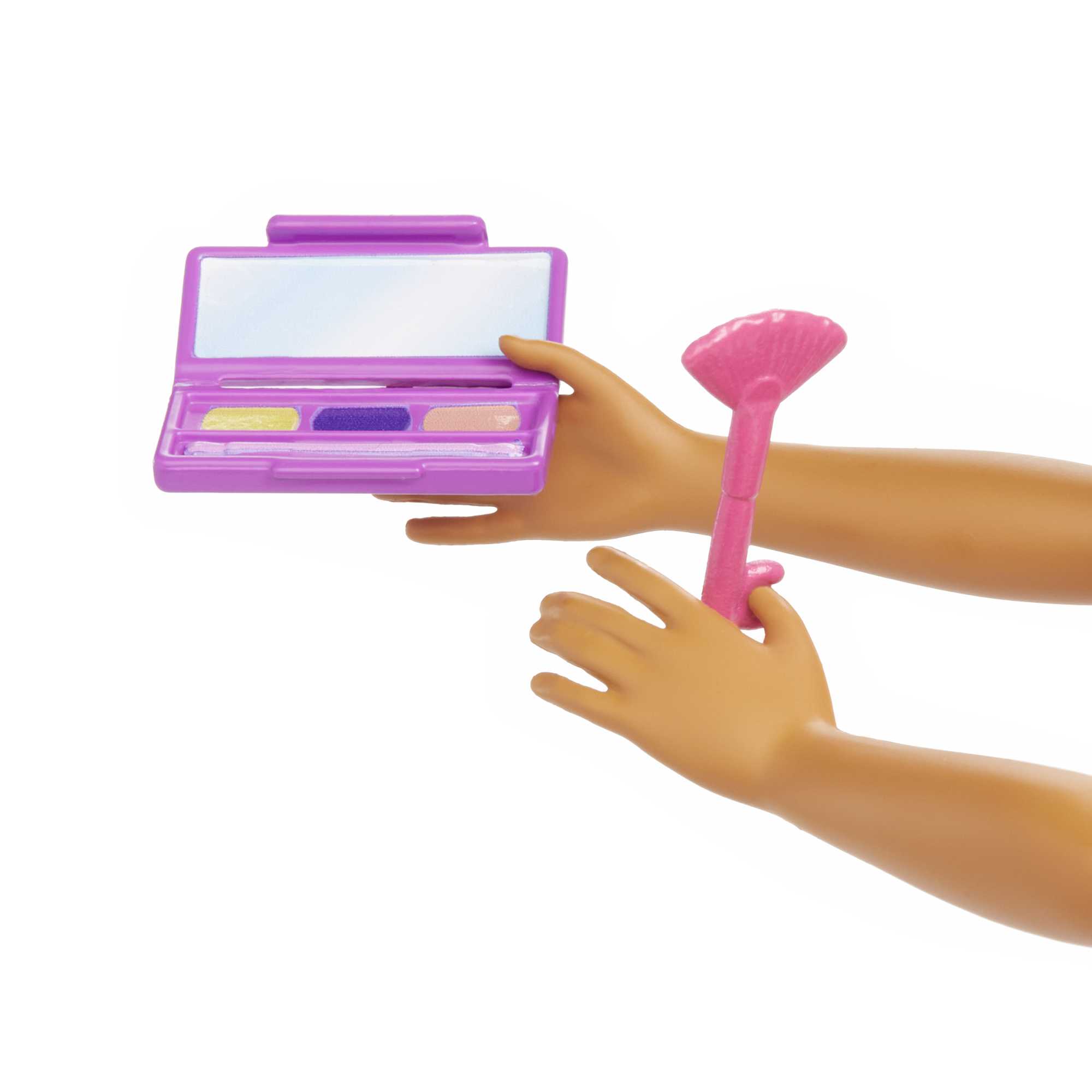 Barbie Makeup Artist Doll With Teal Hair And Career-Themed Accessories Like Palette And Brush