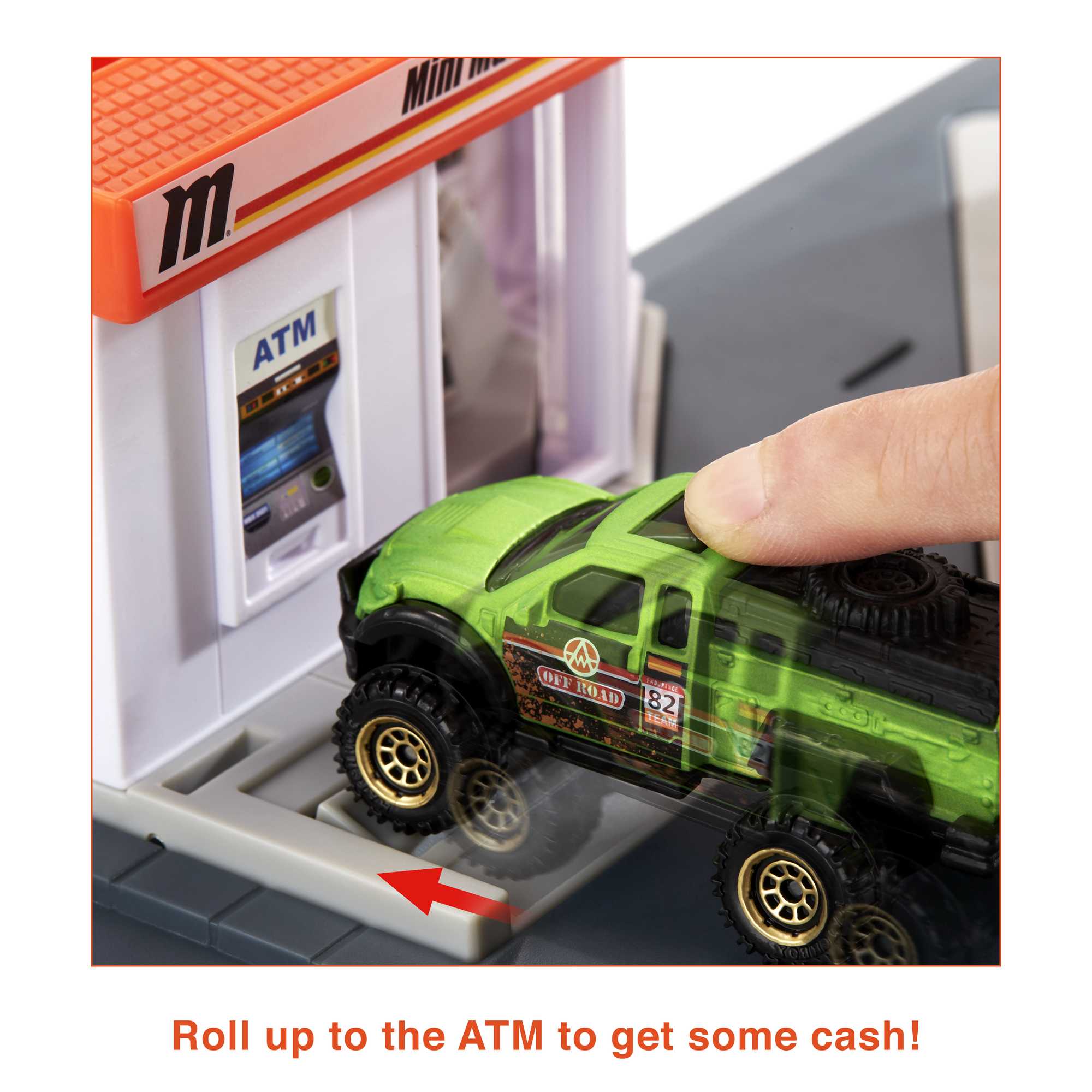 Matchbox Action Drivers Matchbox Fuel Station Playset For Kids 3 Years Old & Up, With 1 1:64 Scale Vehicle