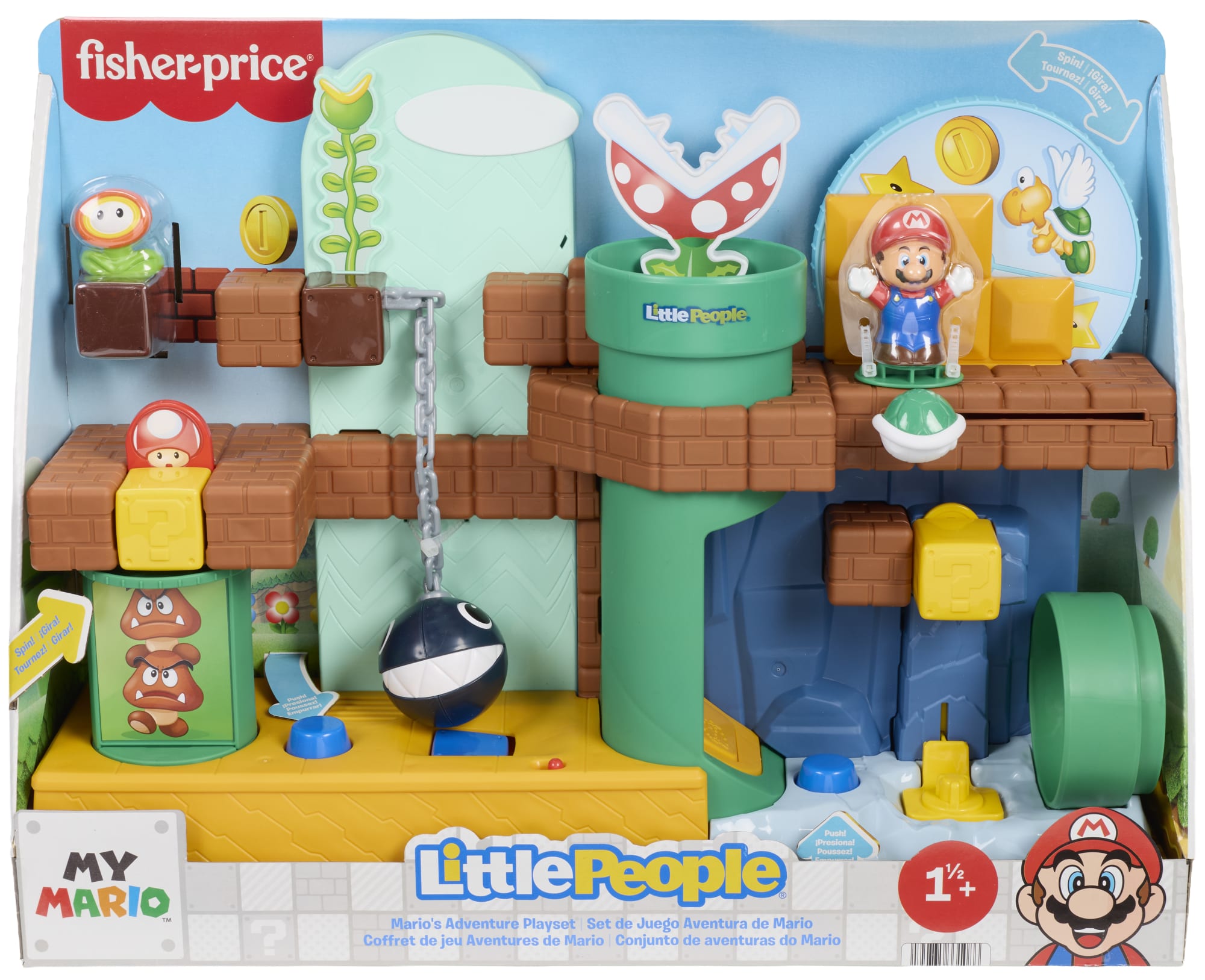 Fisher-Price-Coffret Mon Aventure Avec Mario Little People