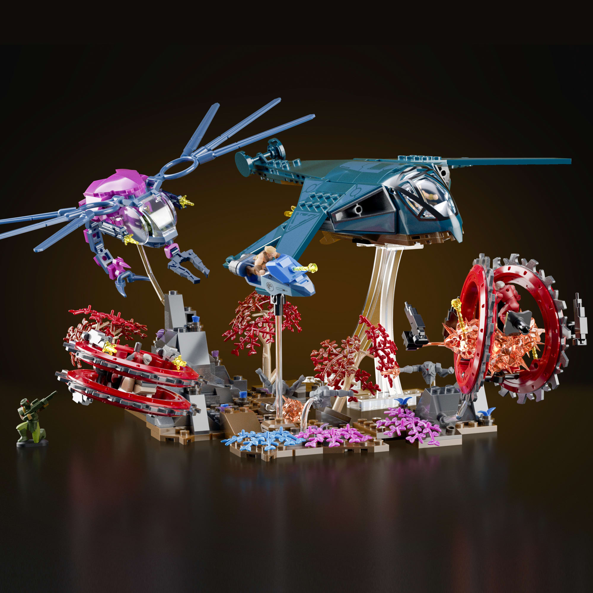 Mattel Brick Shop MOTU Batalla de altos vuelos por Eternia
