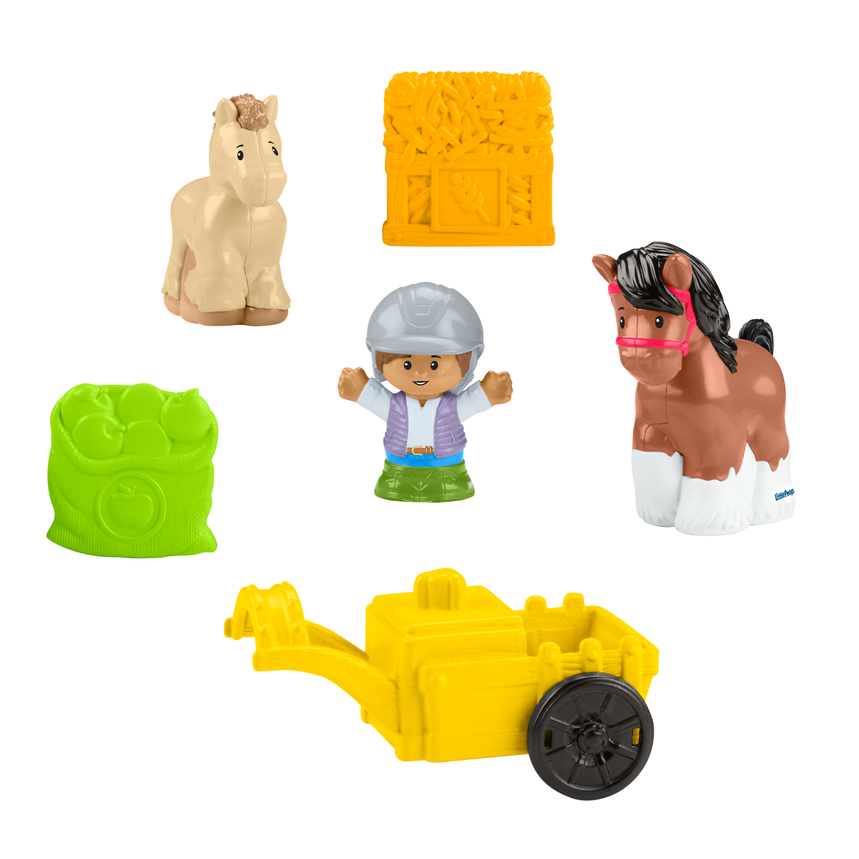 Fisher-Price-Little People-L’Écurie des Joyeux Chevaux Avec 6 Éléments