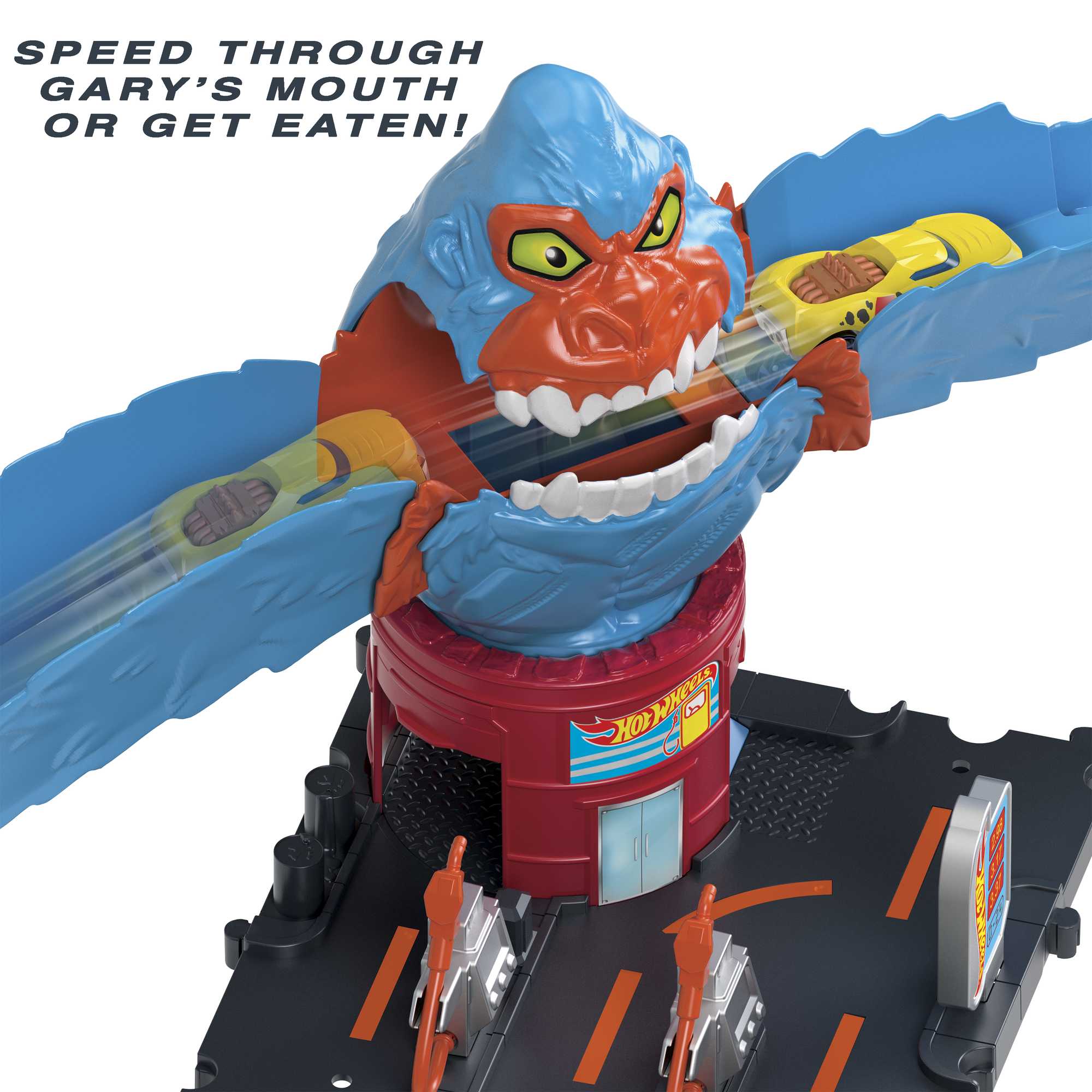 Hot Wheels City Wreck & Ride Gorilla Attack Playset With 1 Toy Car